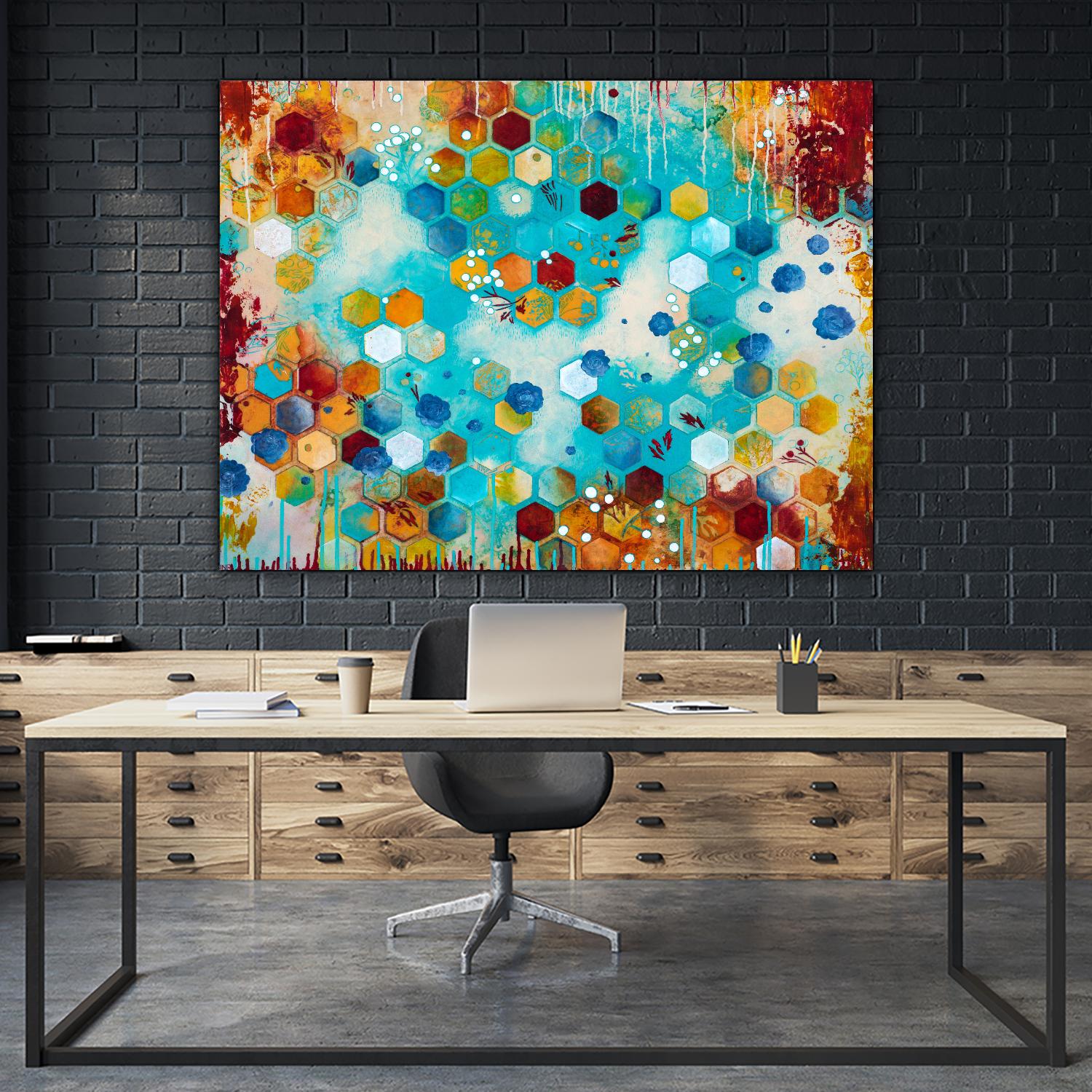 Scattered by Heather Noel Robinson on GIANT ART - multicolor abstracts; contemporary