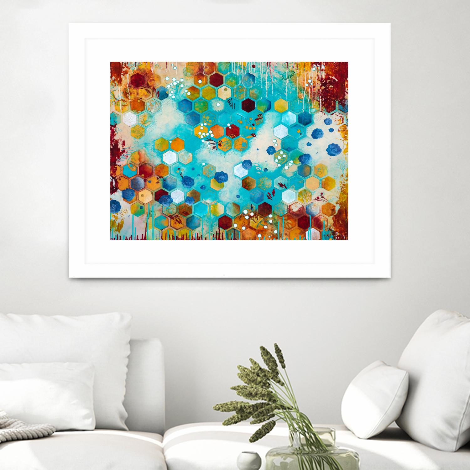 Scattered by Heather Noel Robinson on GIANT ART - multicolor abstracts; contemporary