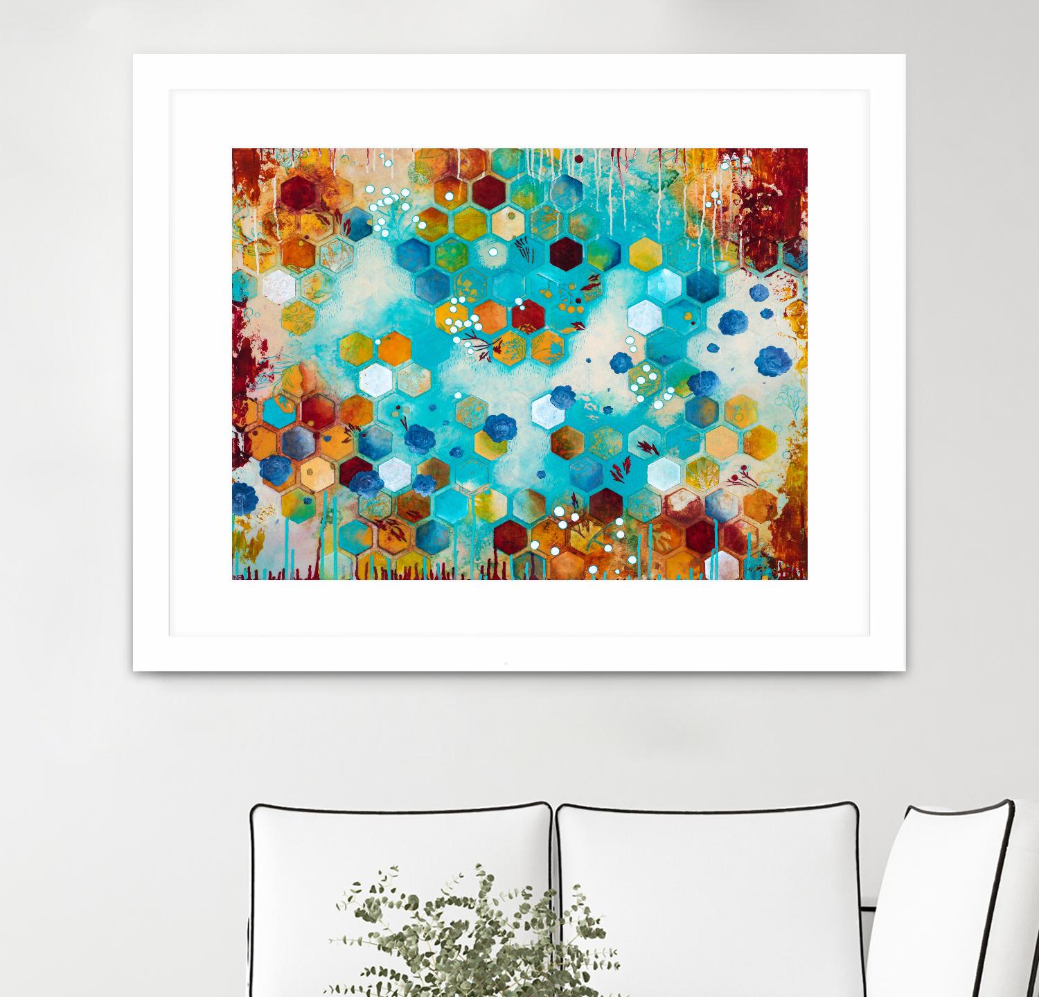 Scattered by Heather Noel Robinson on GIANT ART - multicolor abstracts; contemporary