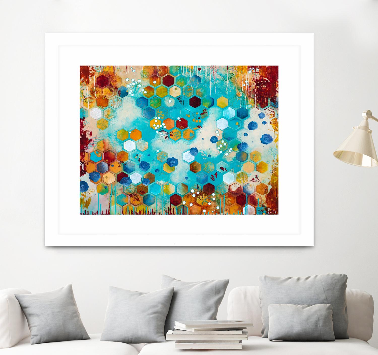 Scattered by Heather Noel Robinson on GIANT ART - multicolor abstracts; contemporary