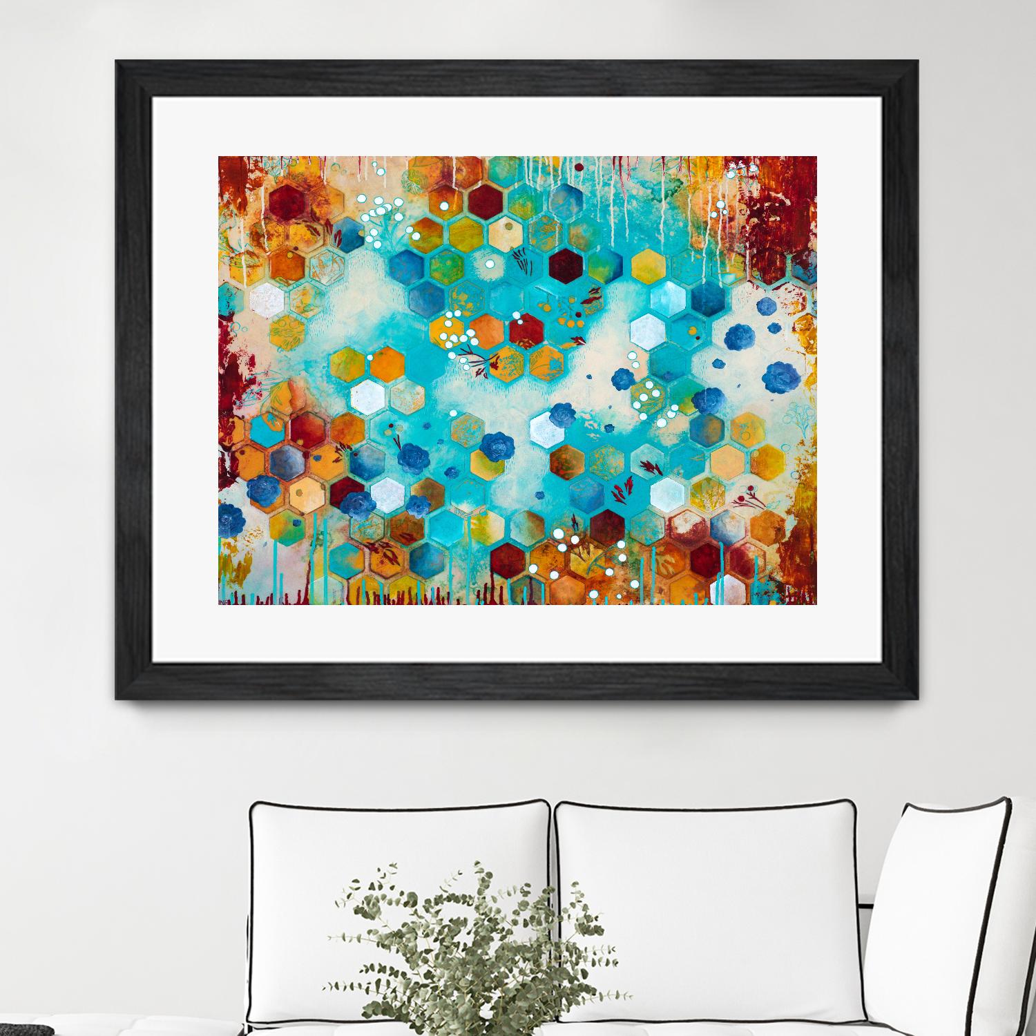 Scattered by Heather Noel Robinson on GIANT ART - multicolor abstracts; contemporary