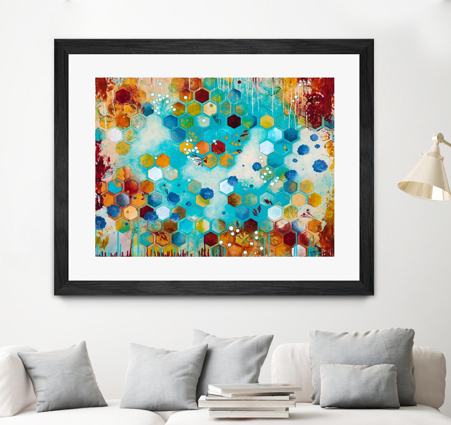 Scattered by Heather Noel Robinson on GIANT ART - multicolor abstracts; contemporary