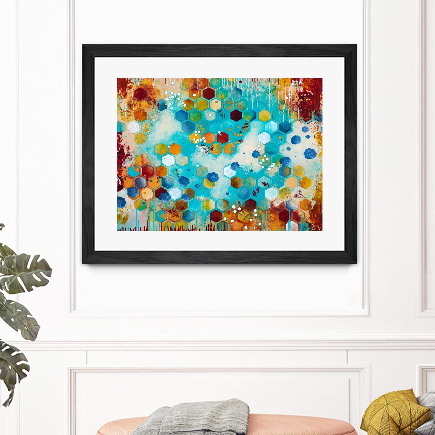 Scattered by Heather Noel Robinson on GIANT ART - multicolor abstracts; contemporary