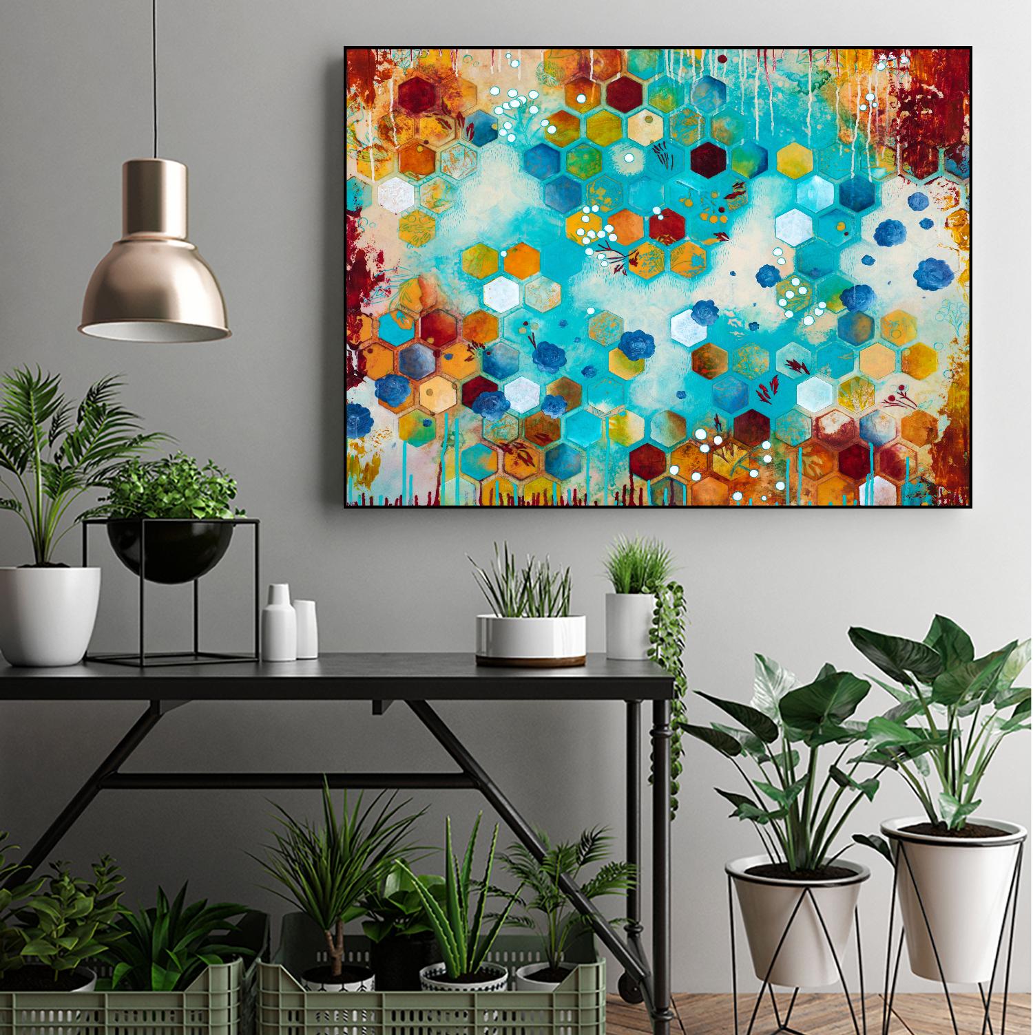 Scattered by Heather Noel Robinson on GIANT ART - multicolor abstracts; contemporary