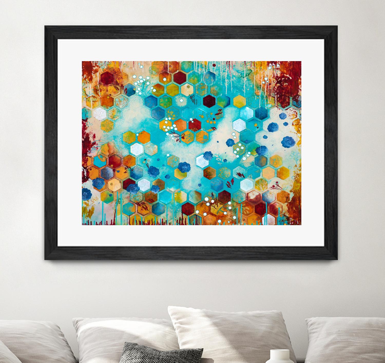 Scattered by Heather Noel Robinson on GIANT ART - multicolor abstracts; contemporary