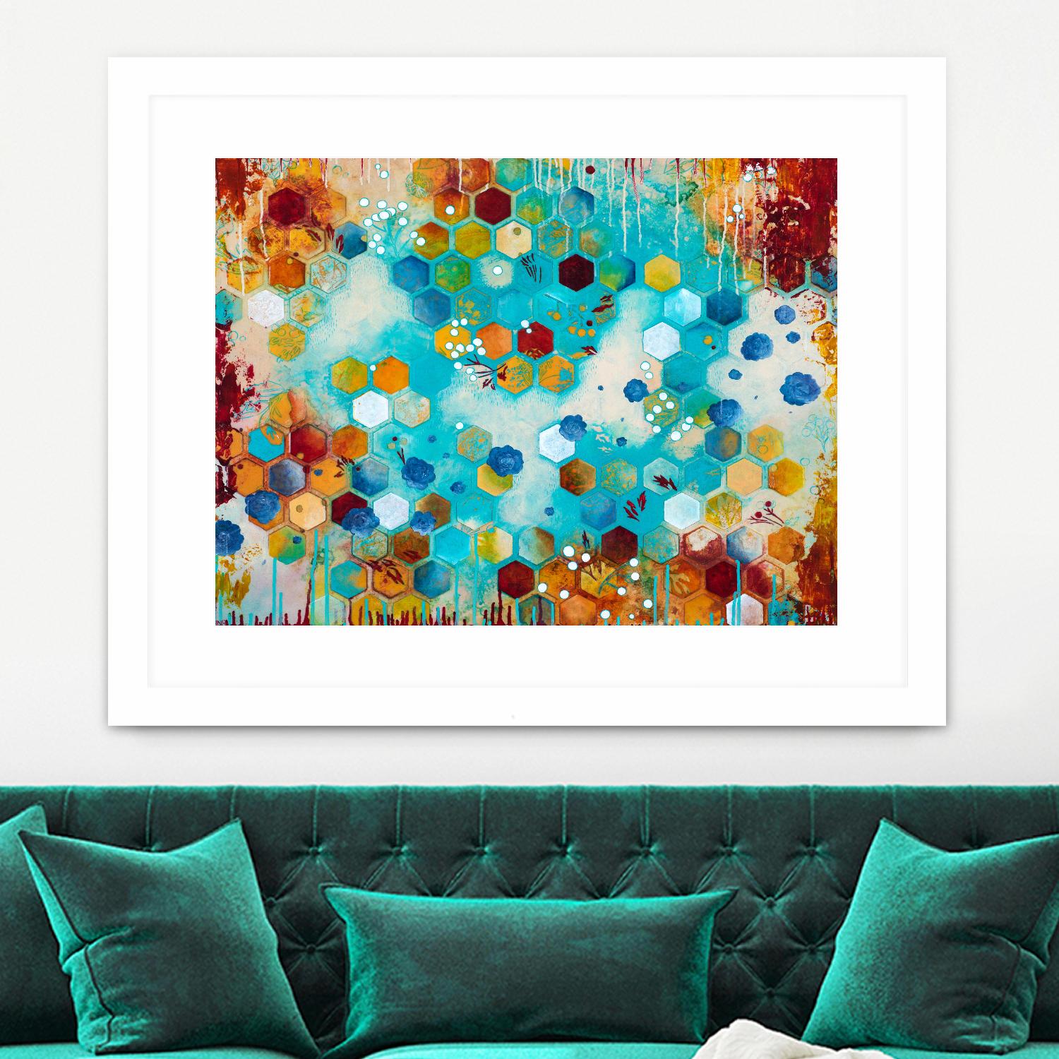 Scattered by Heather Noel Robinson on GIANT ART - multicolor abstracts; contemporary