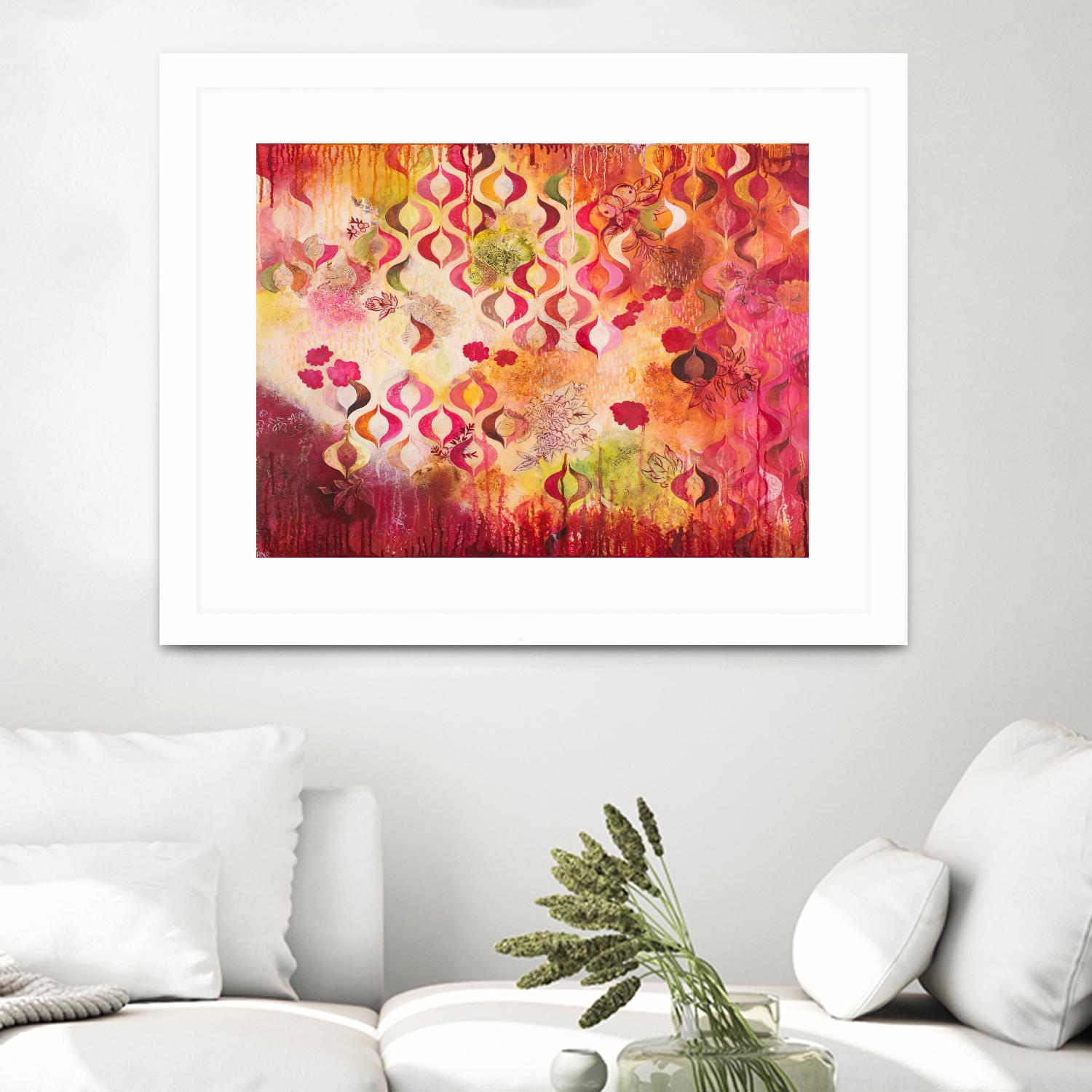 This Kind of Romance by Heather Noel Robinson on GIANT ART - multicolor abstracts; contemporary