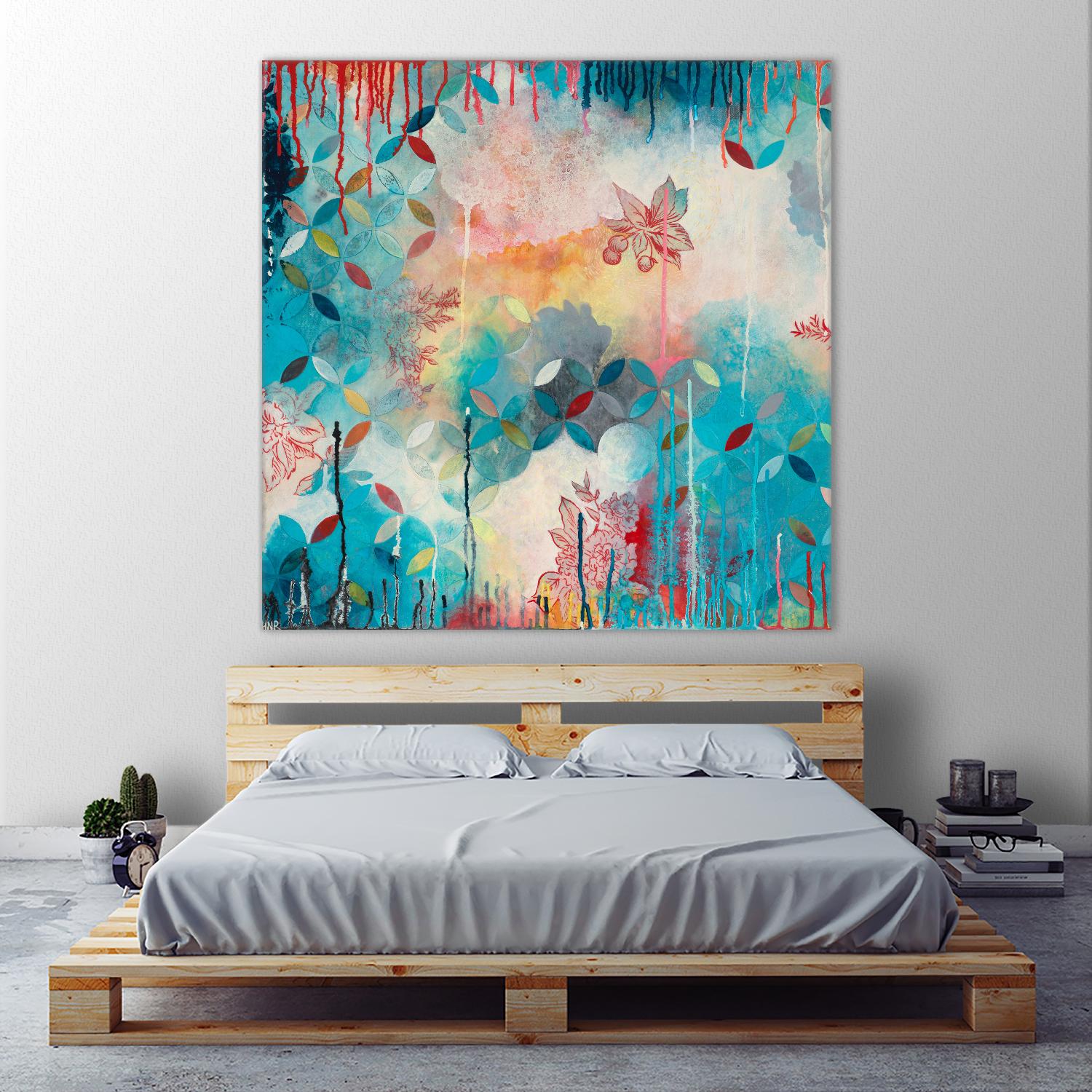 Tranquil Eden 3 by Heather Noel Robinson on GIANT ART - multicolor abstracts; contemporary