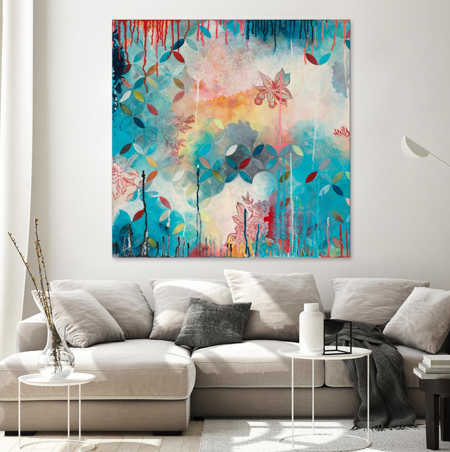 Tranquil Eden 3 by Heather Noel Robinson on GIANT ART - multicolor abstracts; contemporary