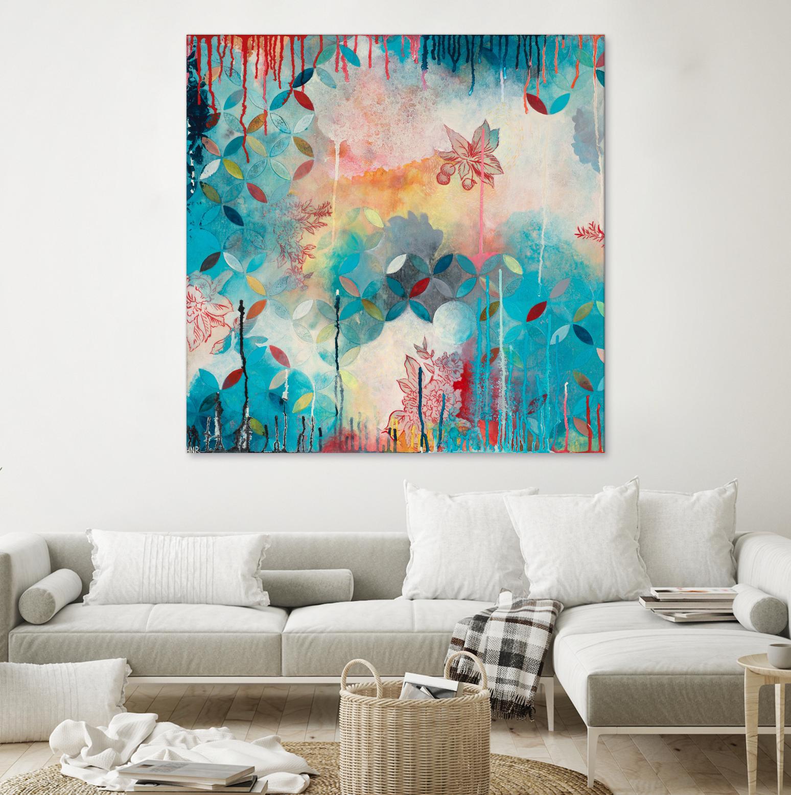 Tranquil Eden 3 by Heather Noel Robinson on GIANT ART - multicolor abstracts; contemporary