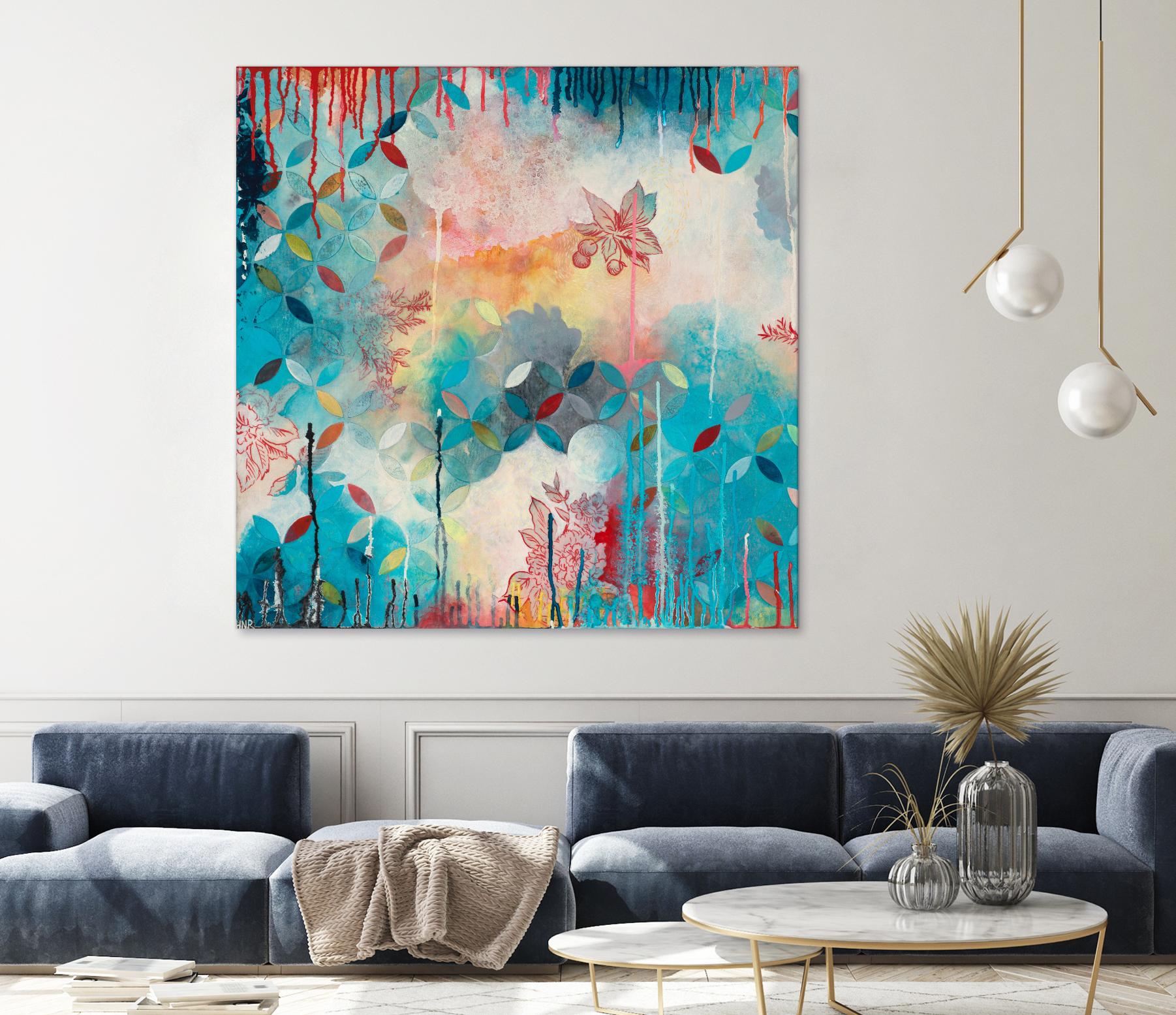 Tranquil Eden 3 by Heather Noel Robinson on GIANT ART - multicolor abstracts; contemporary