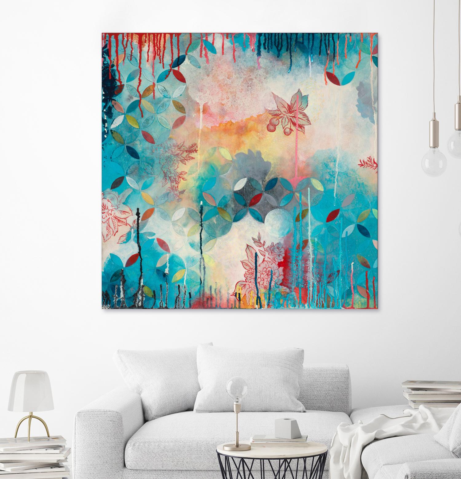 Tranquil Eden 3 by Heather Noel Robinson on GIANT ART - multicolor abstracts; contemporary