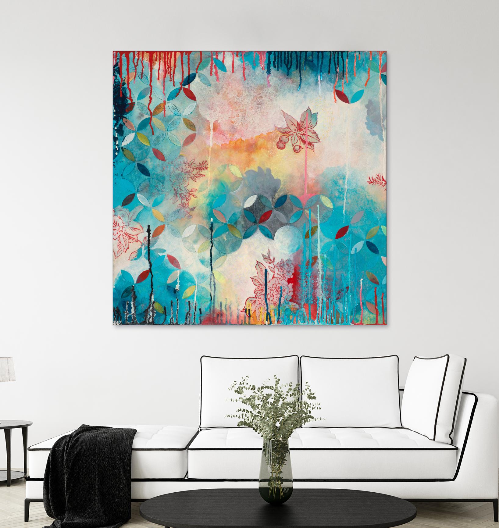 Tranquil Eden 3 by Heather Noel Robinson on GIANT ART - multicolor abstracts; contemporary