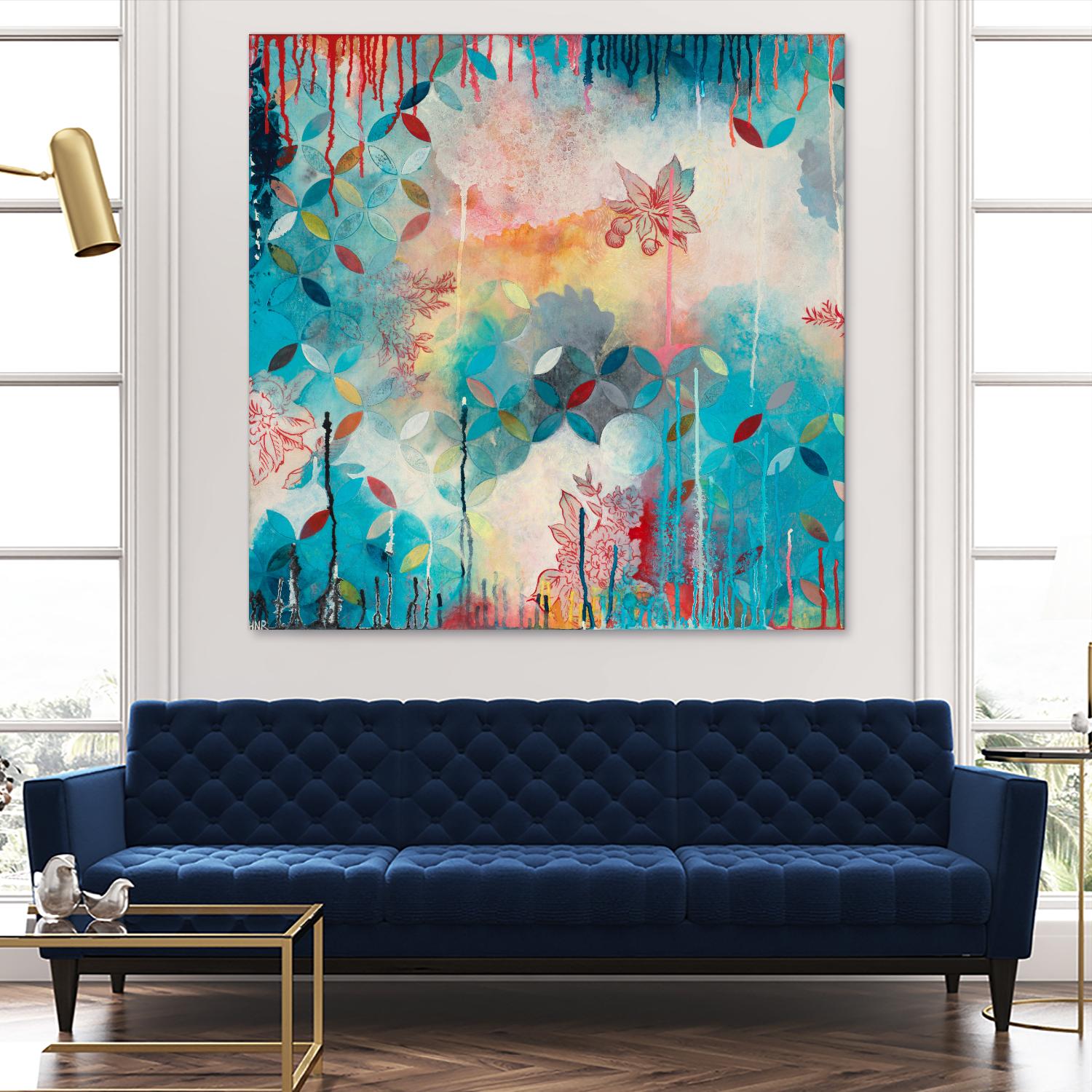 Tranquil Eden 3 by Heather Noel Robinson on GIANT ART - multicolor abstracts; contemporary