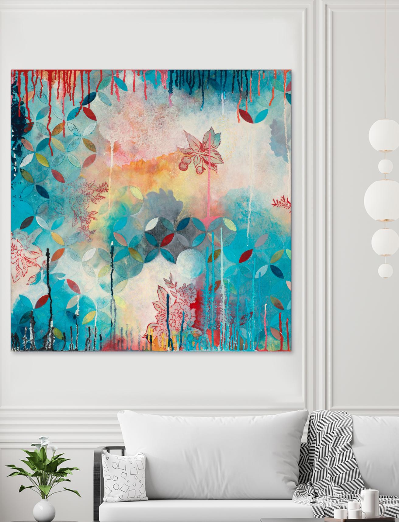 Tranquil Eden 3 by Heather Noel Robinson on GIANT ART - multicolor abstracts; contemporary