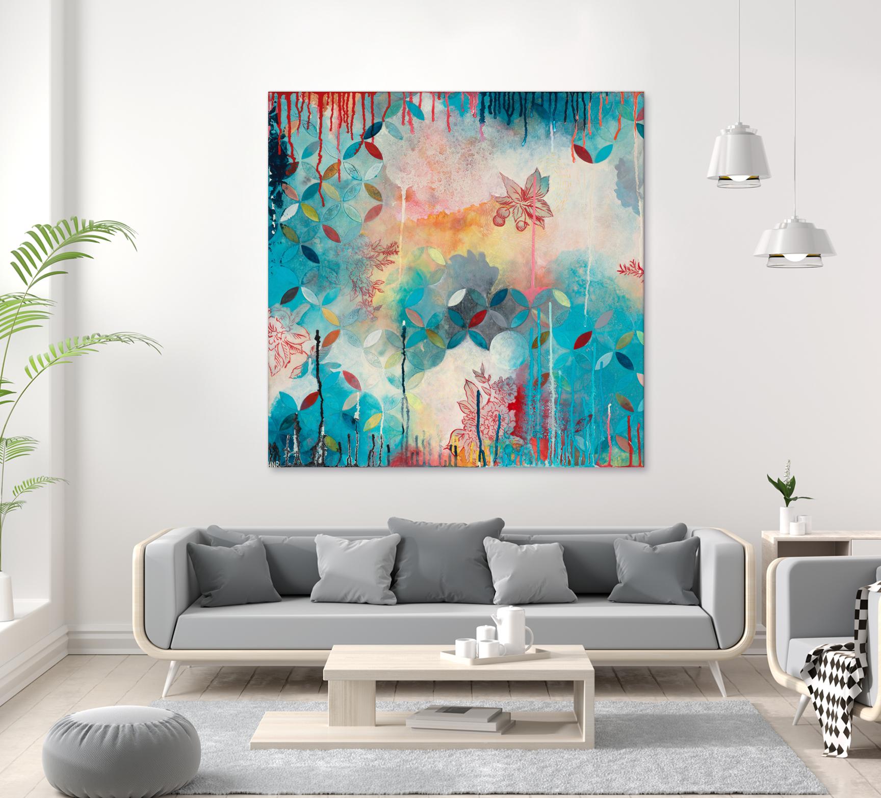Tranquil Eden 3 by Heather Noel Robinson on GIANT ART - multicolor abstracts; contemporary