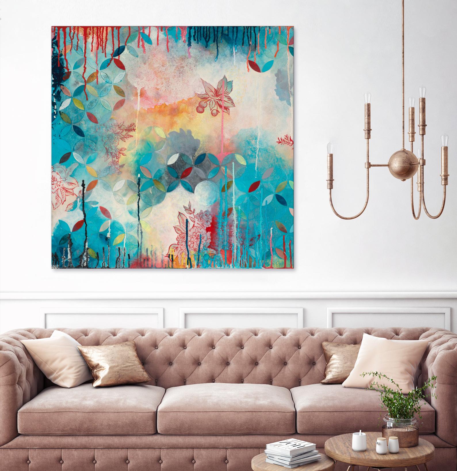 Tranquil Eden 3 by Heather Noel Robinson on GIANT ART - multicolor abstracts; contemporary