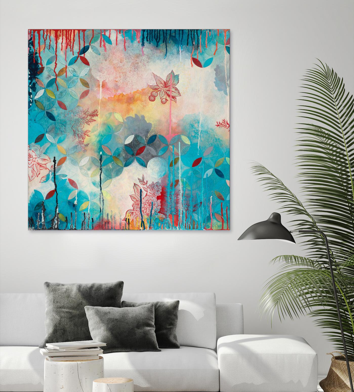 Tranquil Eden 3 by Heather Noel Robinson on GIANT ART - multicolor abstracts; contemporary