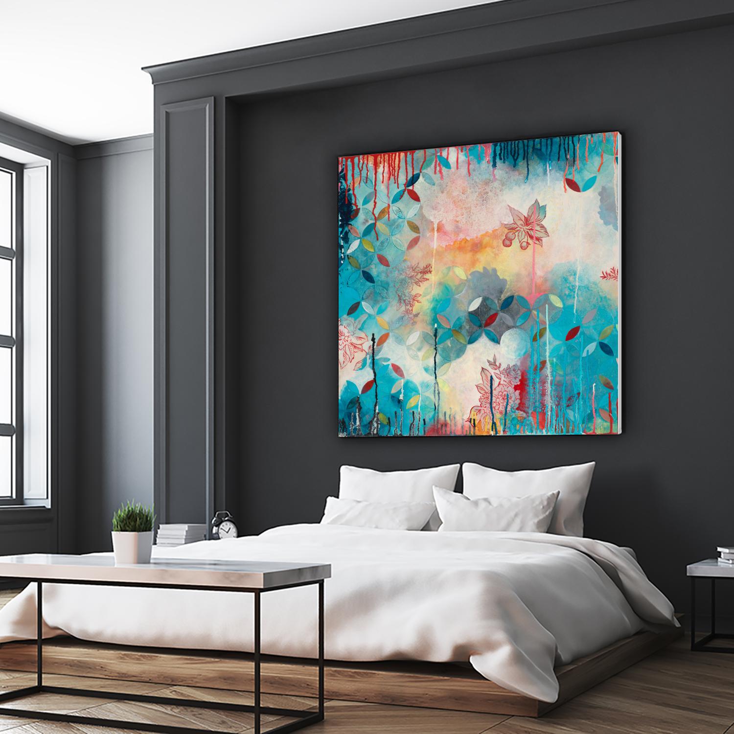 Tranquil Eden 3 by Heather Noel Robinson on GIANT ART - multicolor abstracts; contemporary