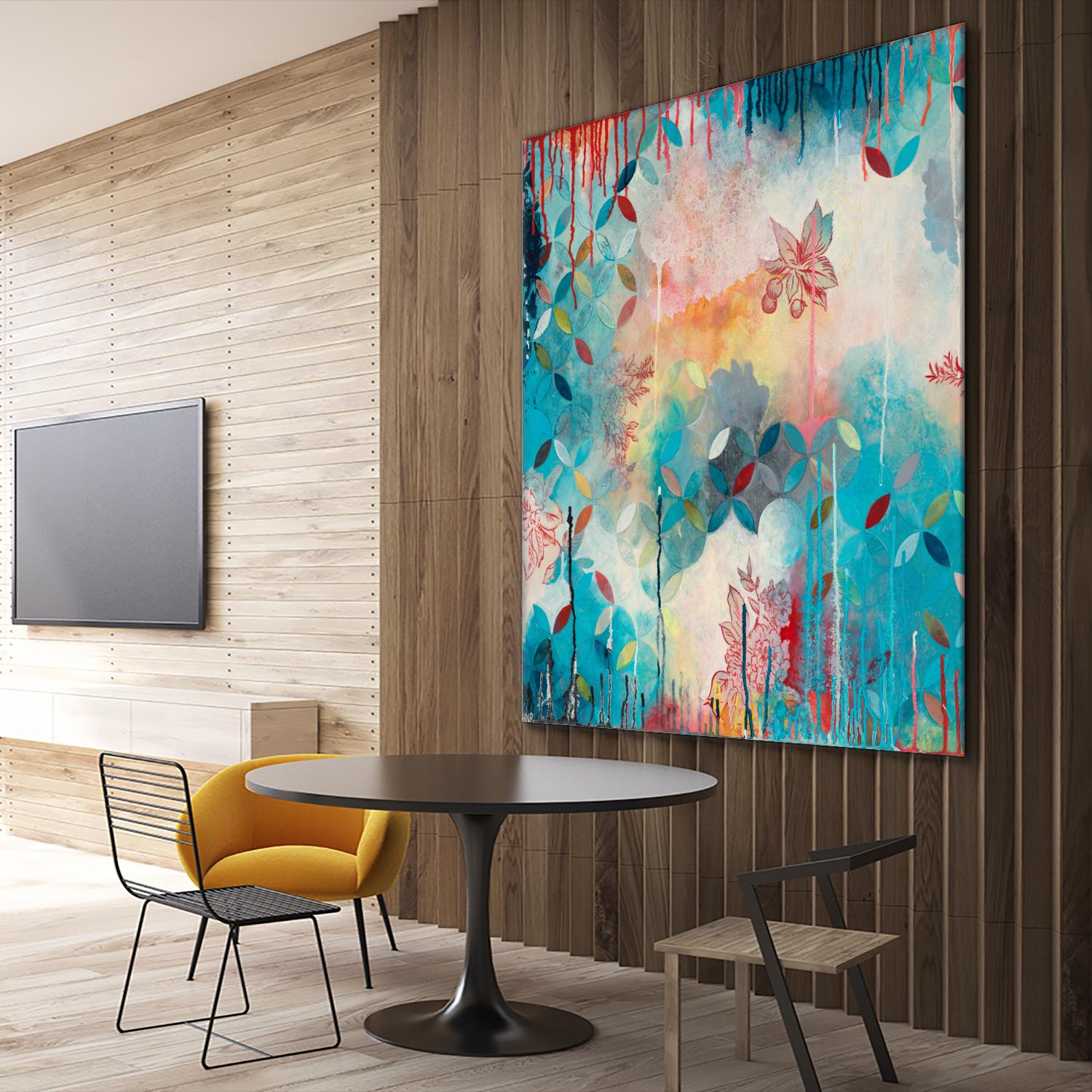 Tranquil Eden 3 by Heather Noel Robinson on GIANT ART - multicolor abstracts; contemporary
