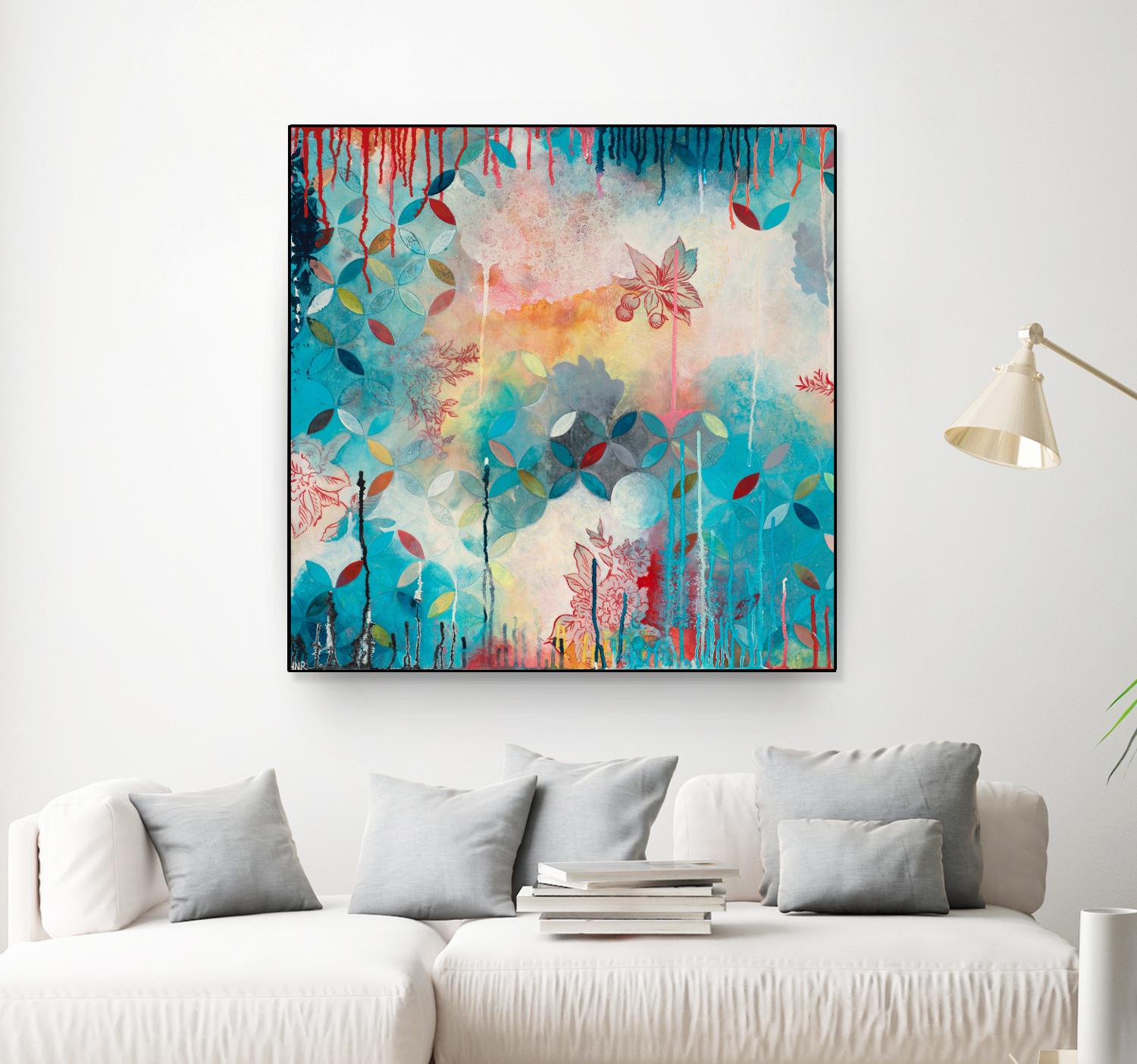 Tranquil Eden 3 by Heather Noel Robinson on GIANT ART - multicolor abstracts; contemporary