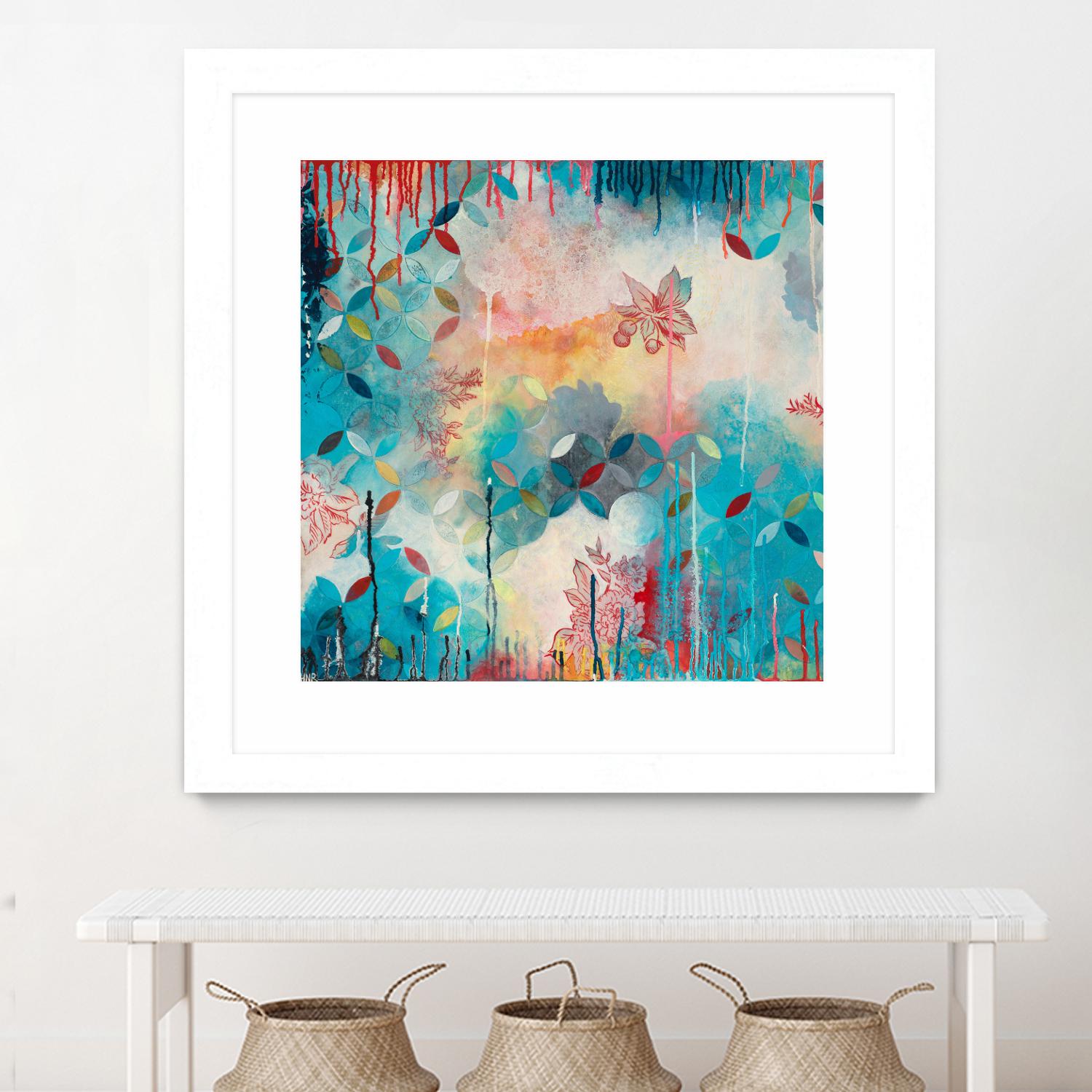 Tranquil Eden 3 by Heather Noel Robinson on GIANT ART - multicolor abstracts; contemporary