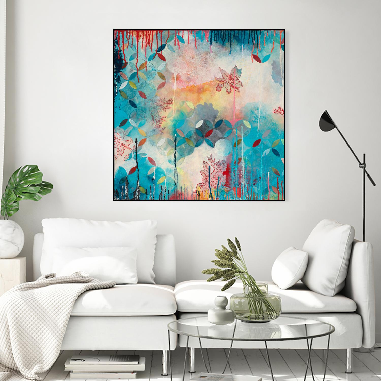Tranquil Eden 3 by Heather Noel Robinson on GIANT ART - multicolor abstracts; contemporary