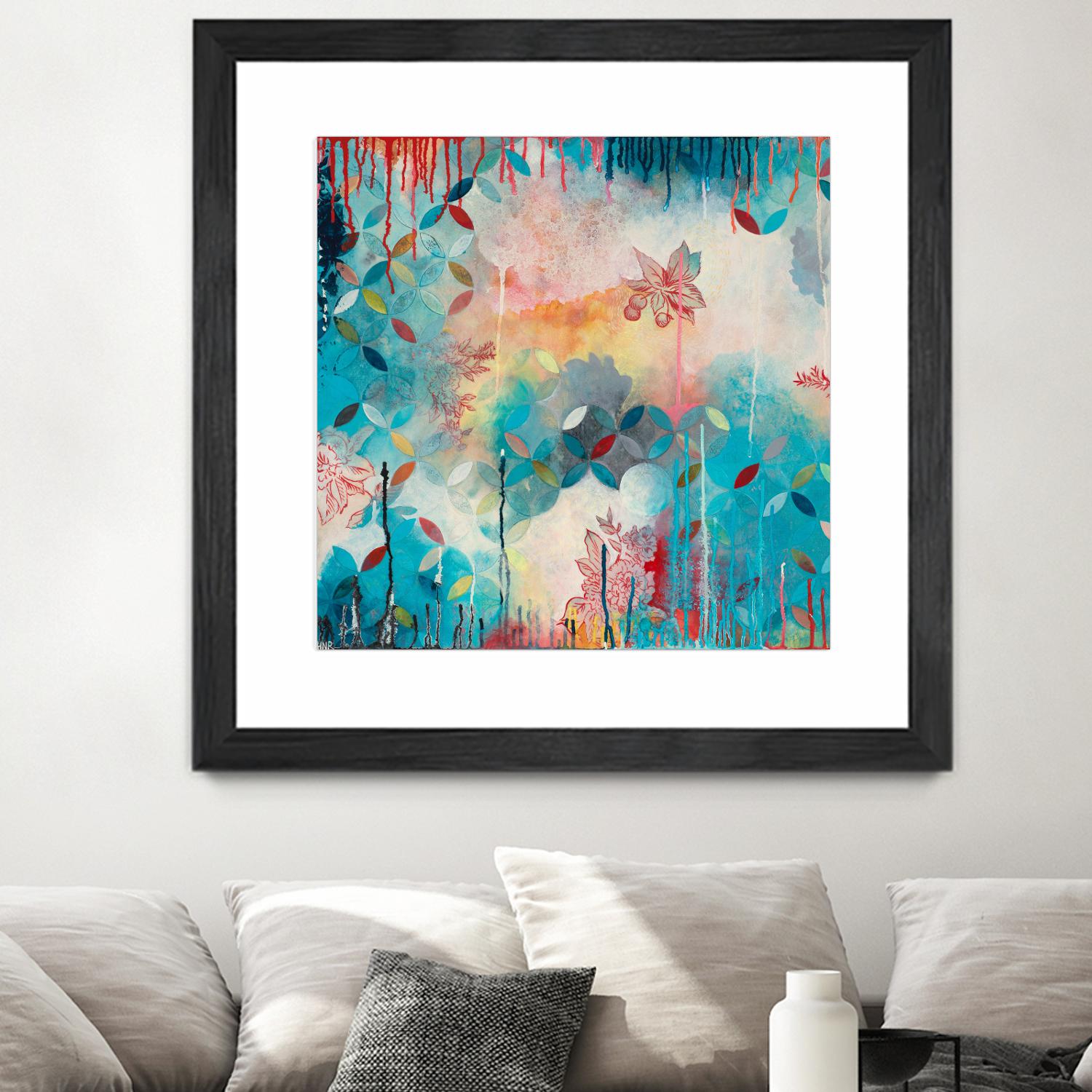 Tranquil Eden 3 by Heather Noel Robinson on GIANT ART - multicolor abstracts; contemporary