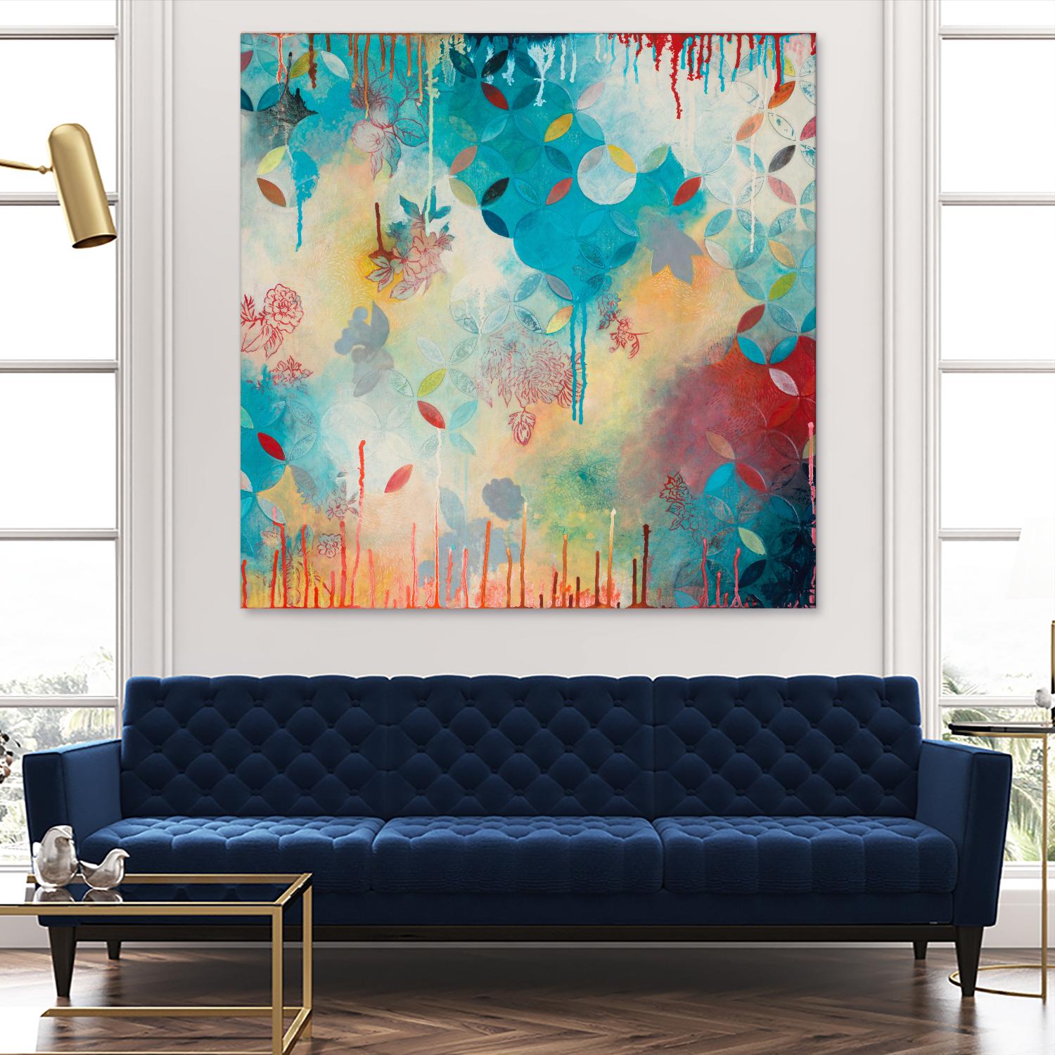 Tranquil Eden 4 by Heather Noel Robinson on GIANT ART - multicolor abstracts; contemporary