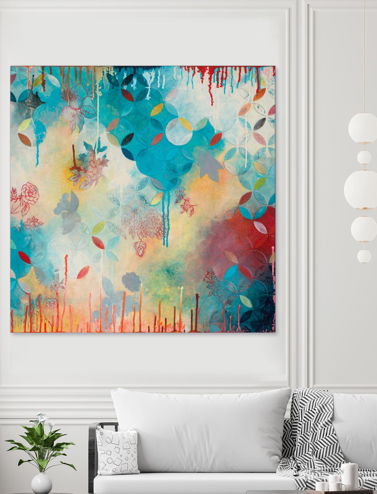 Tranquil Eden 4 by Heather Noel Robinson on GIANT ART - multicolor abstracts; contemporary