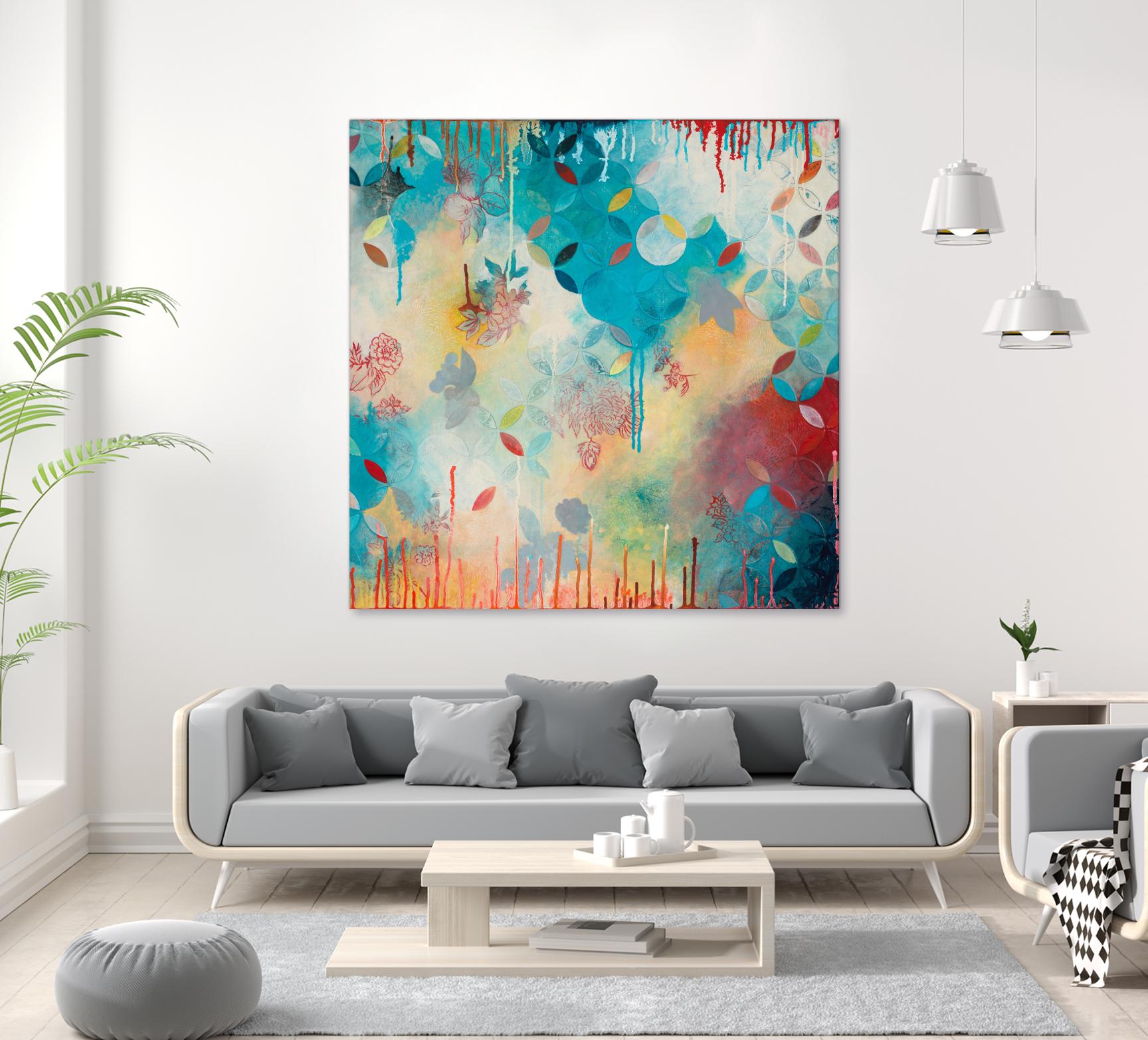 Tranquil Eden 4 by Heather Noel Robinson on GIANT ART - multicolor abstracts; contemporary