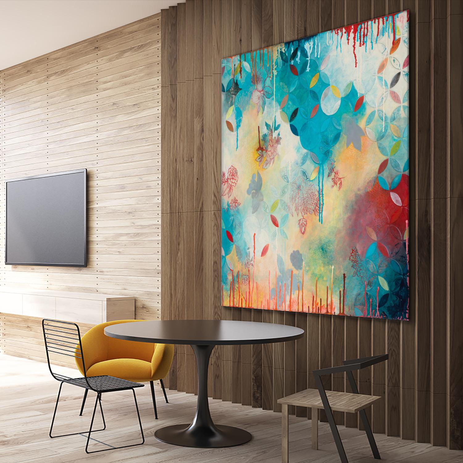 Tranquil Eden 4 by Heather Noel Robinson on GIANT ART - multicolor abstracts; contemporary
