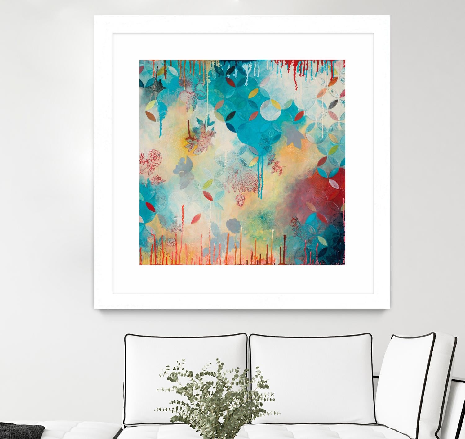 Tranquil Eden 4 by Heather Noel Robinson on GIANT ART - multicolor abstracts; contemporary