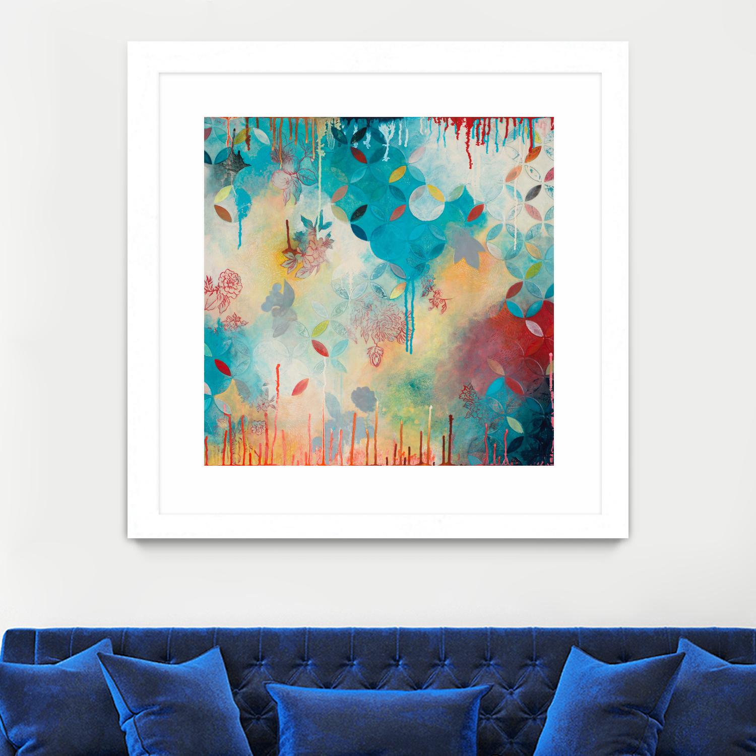 Tranquil Eden 4 by Heather Noel Robinson on GIANT ART - multicolor abstracts; contemporary