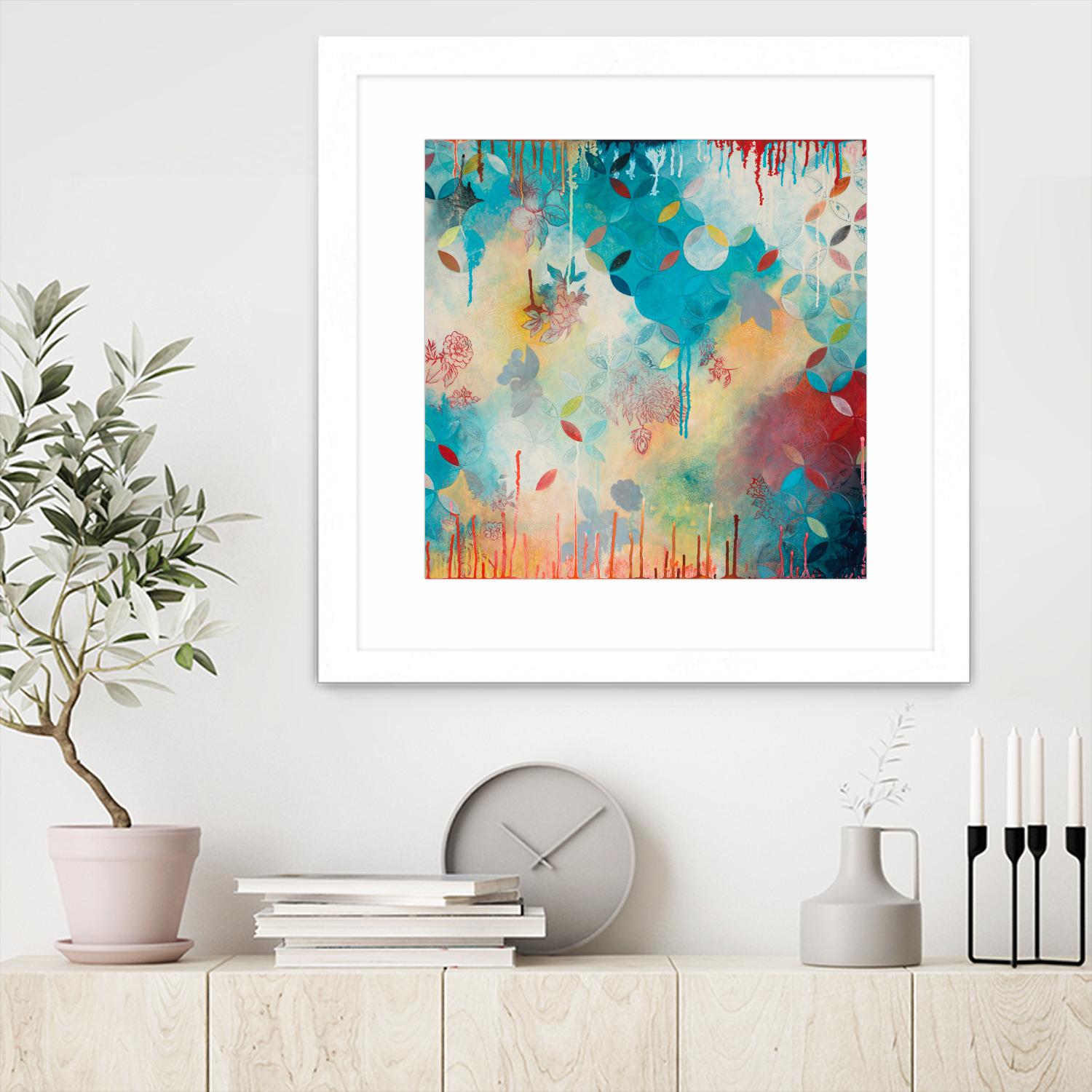 Tranquil Eden 4 by Heather Noel Robinson on GIANT ART - multicolor abstracts; contemporary