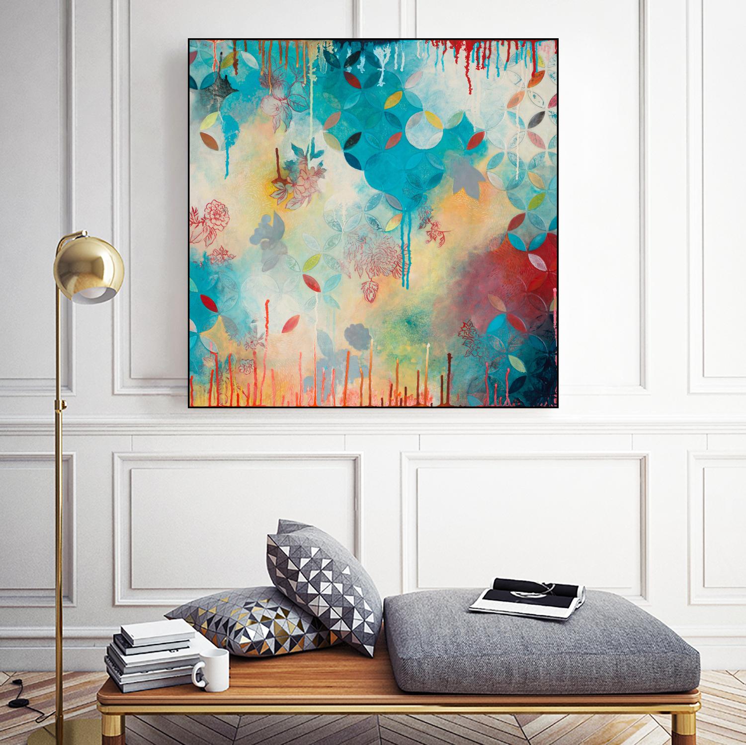 Tranquil Eden 4 by Heather Noel Robinson on GIANT ART - multicolor abstracts; contemporary