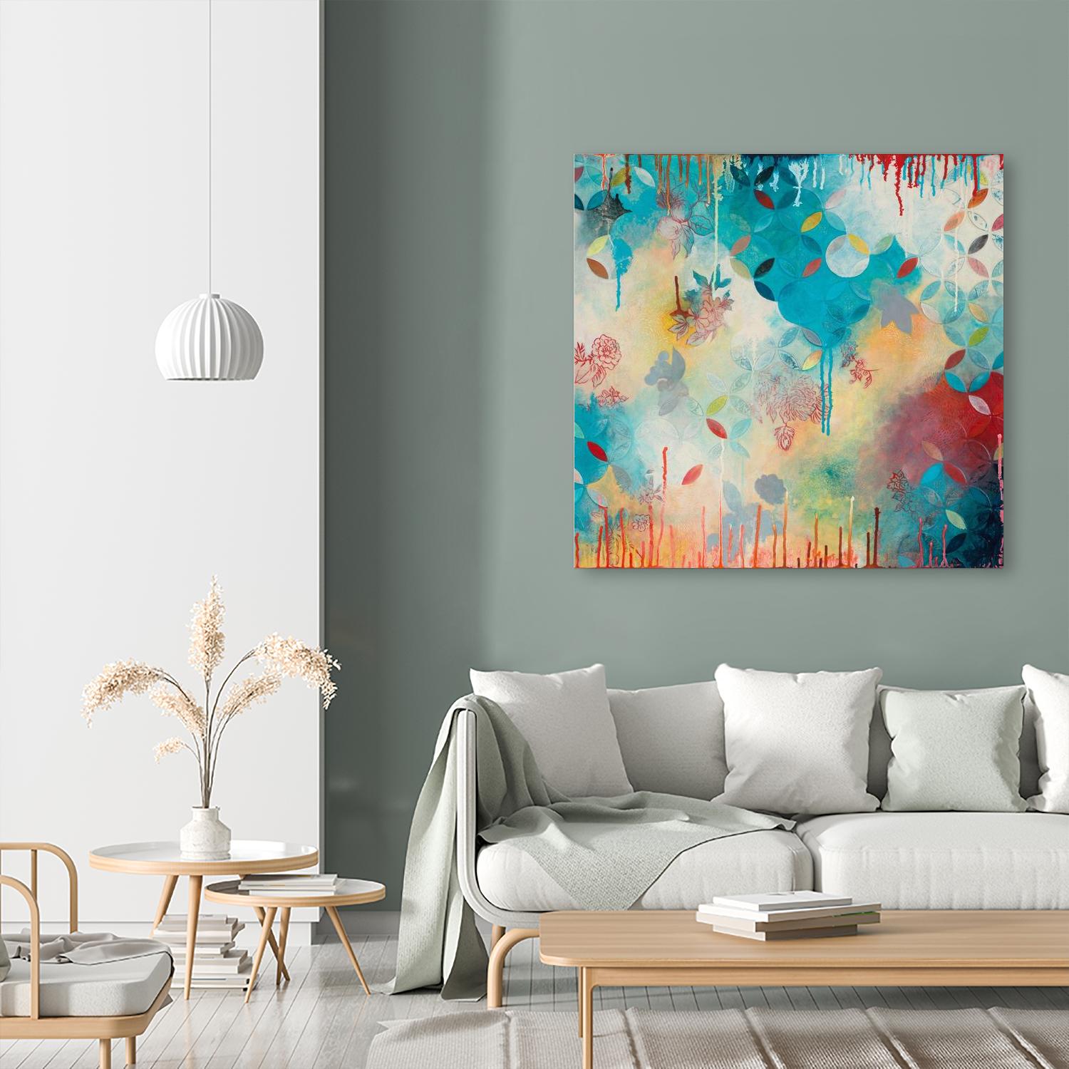 Tranquil Eden 4 by Heather Noel Robinson on GIANT ART - multicolor abstracts; contemporary