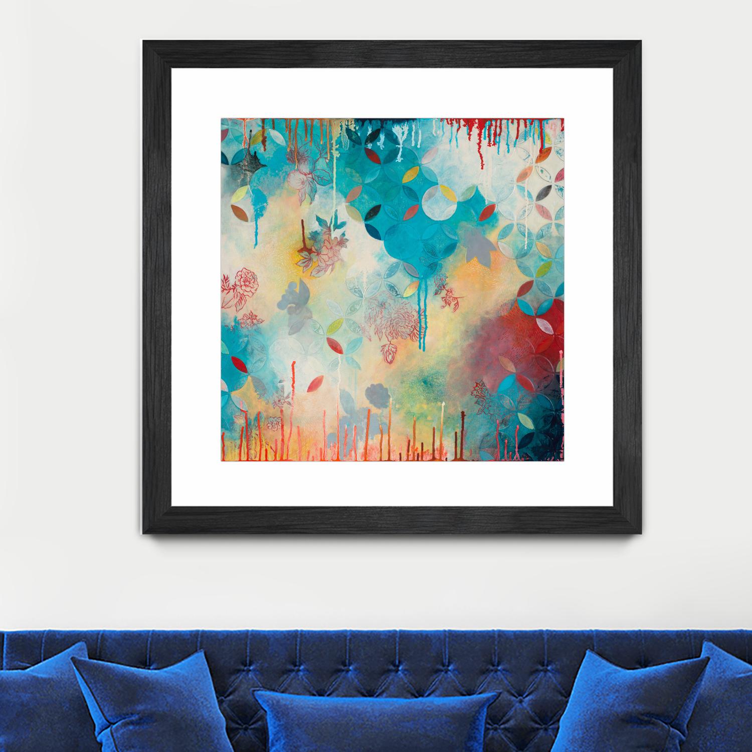 Tranquil Eden 4 by Heather Noel Robinson on GIANT ART - multicolor abstracts; contemporary