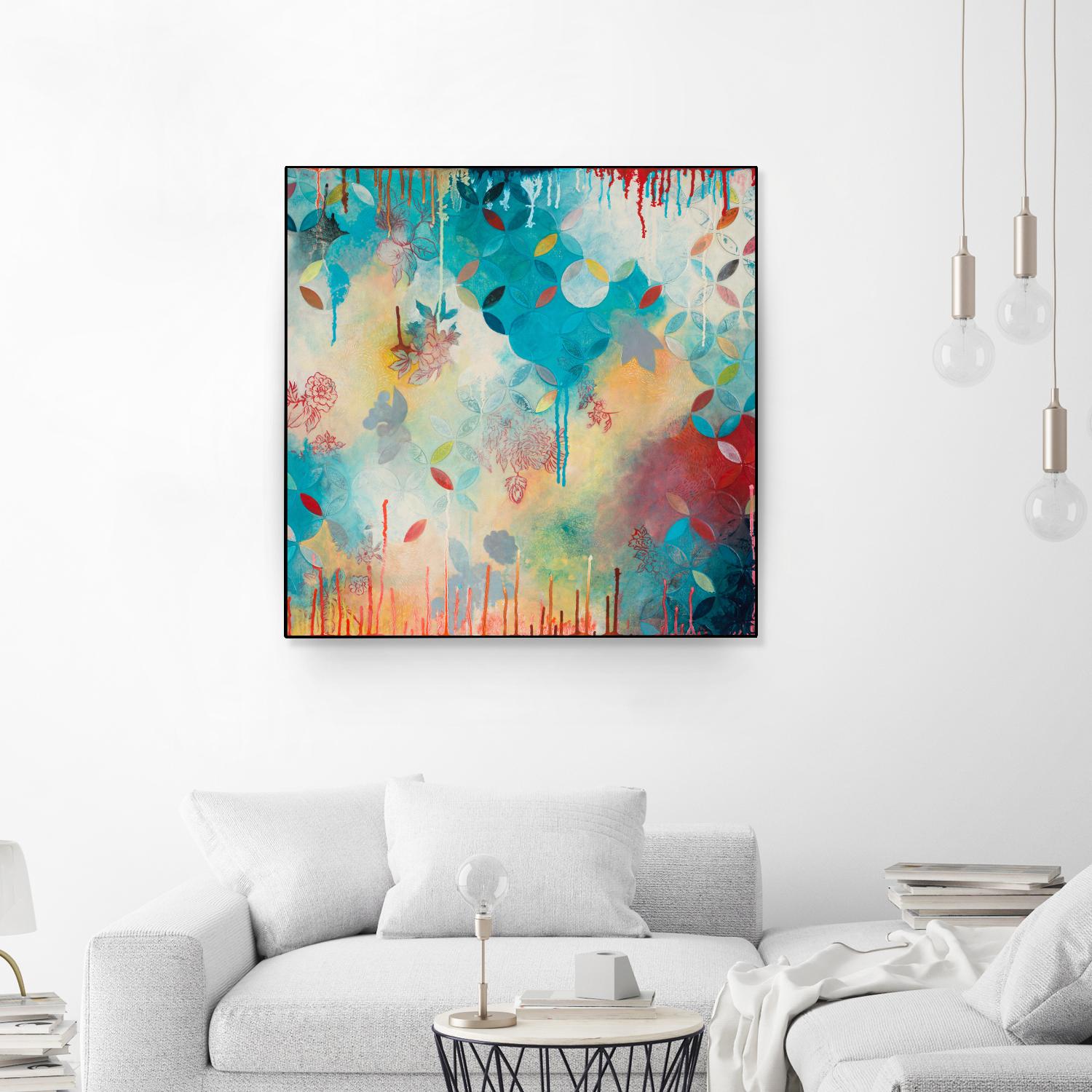 Tranquil Eden 4 by Heather Noel Robinson on GIANT ART - multicolor abstracts; contemporary