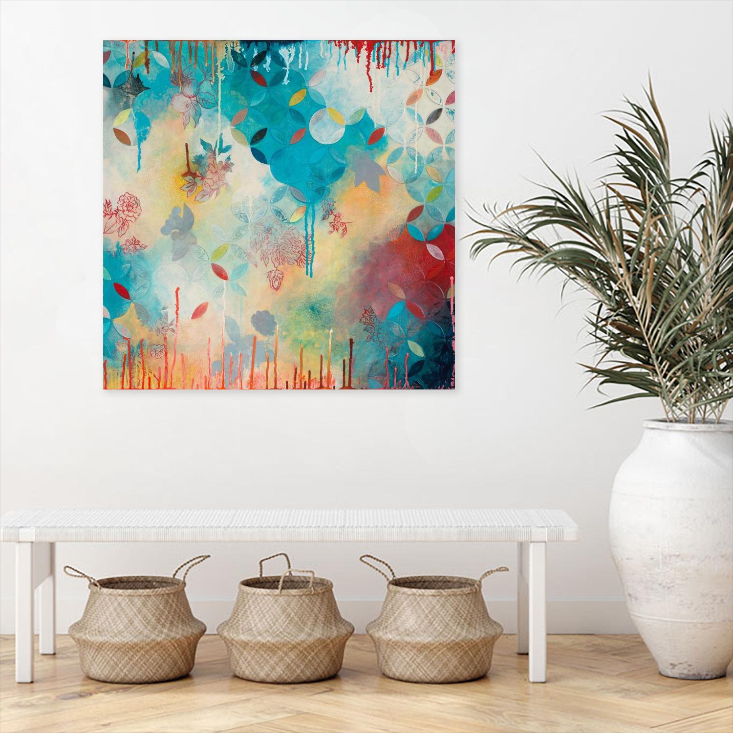 Tranquil Eden 4 by Heather Noel Robinson on GIANT ART - multicolor abstracts; contemporary