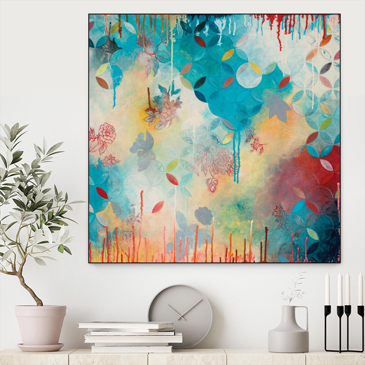 Tranquil Eden 4 by Heather Noel Robinson on GIANT ART - multicolor abstracts; contemporary