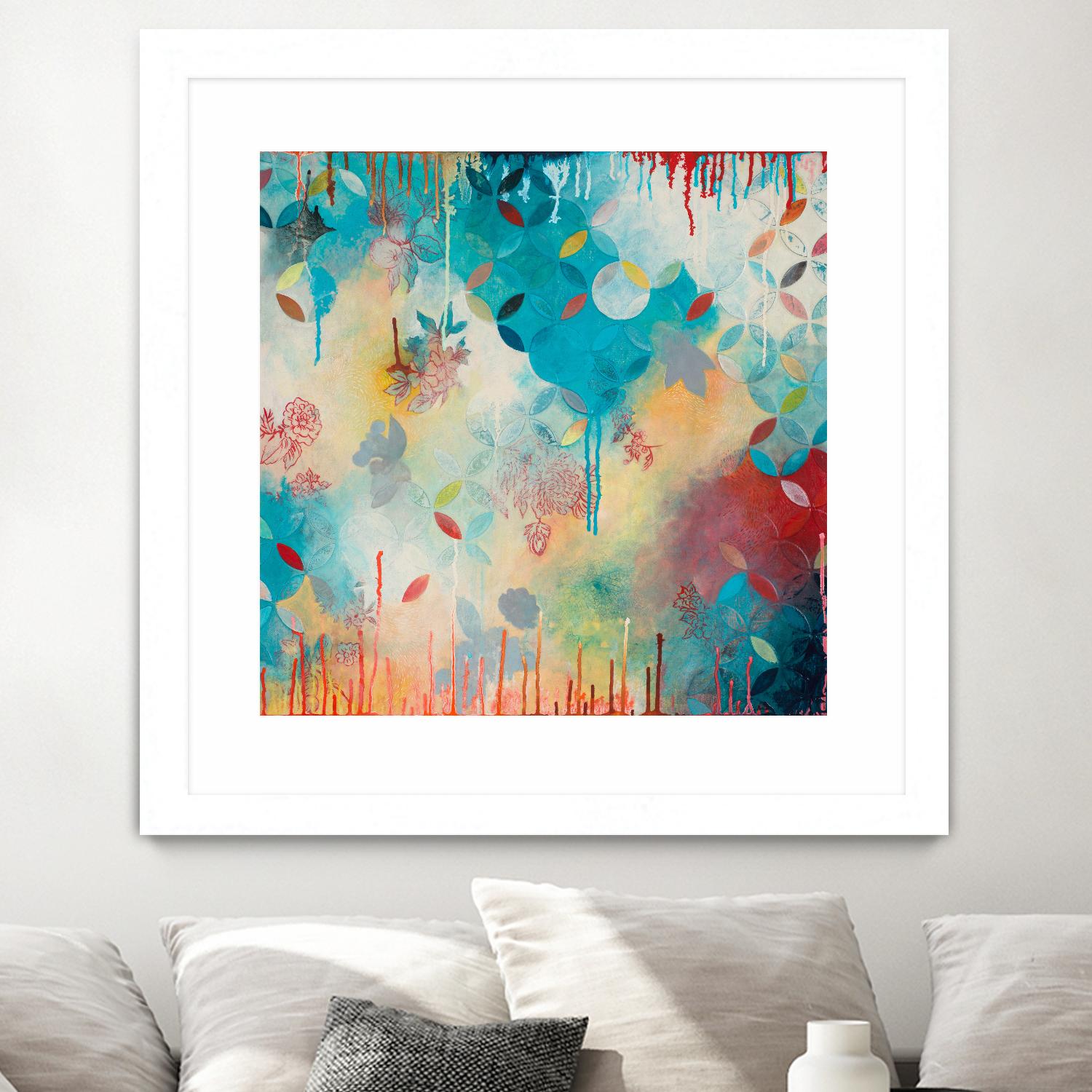 Tranquil Eden 4 by Heather Noel Robinson on GIANT ART - multicolor abstracts; contemporary