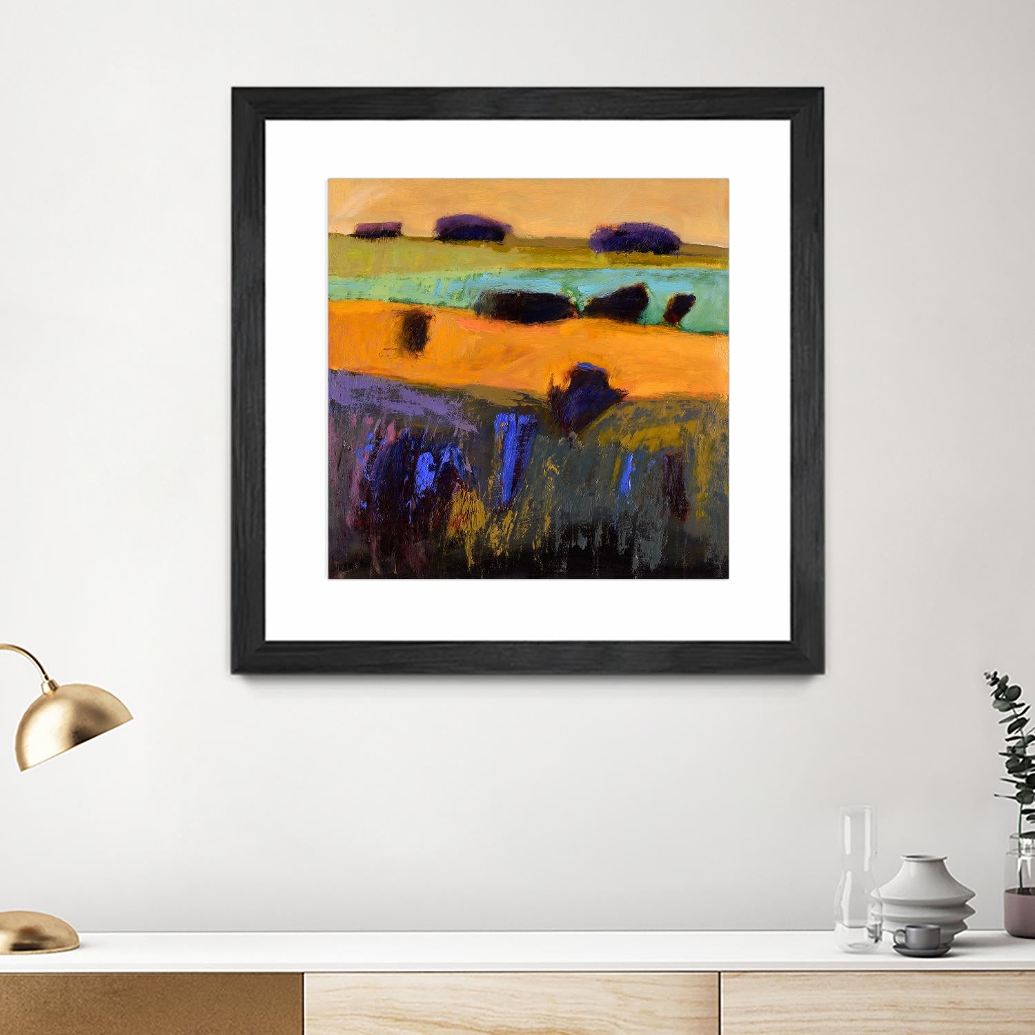 From What I Imagined by Jane Schmidt on GIANT ART - multicolor contemporary; landscapes