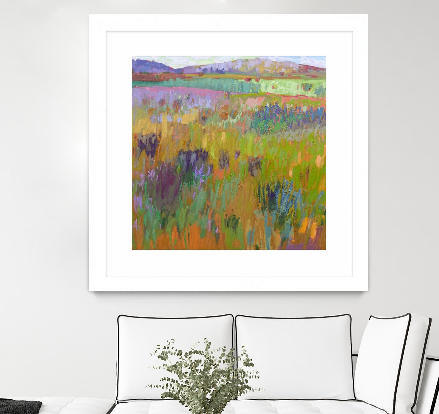 After a Spring Rain by Jane Schmidt on GIANT ART - multicolor landscapes; contemporary