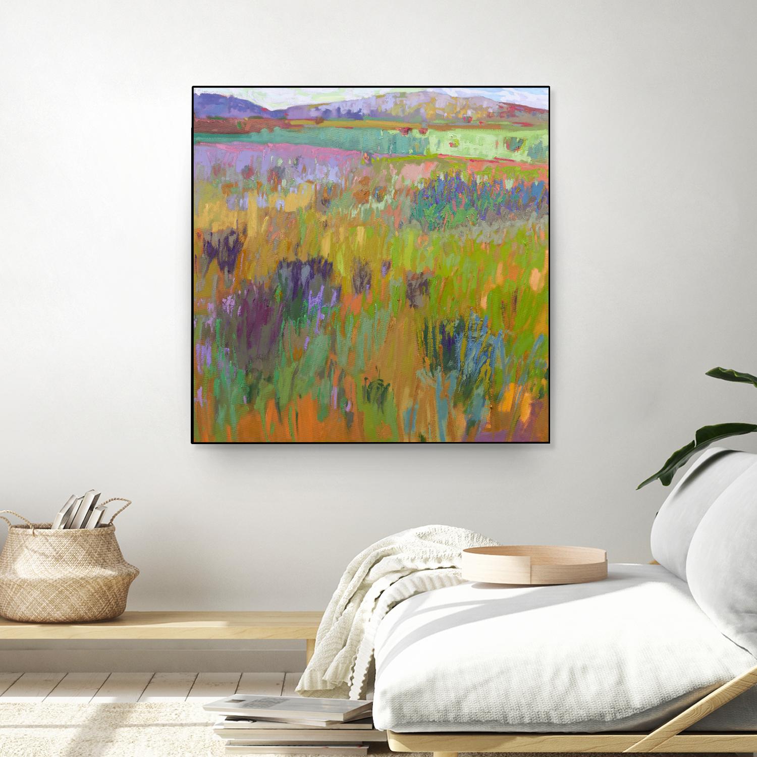After a Spring Rain by Jane Schmidt on GIANT ART - multicolor landscapes; contemporary