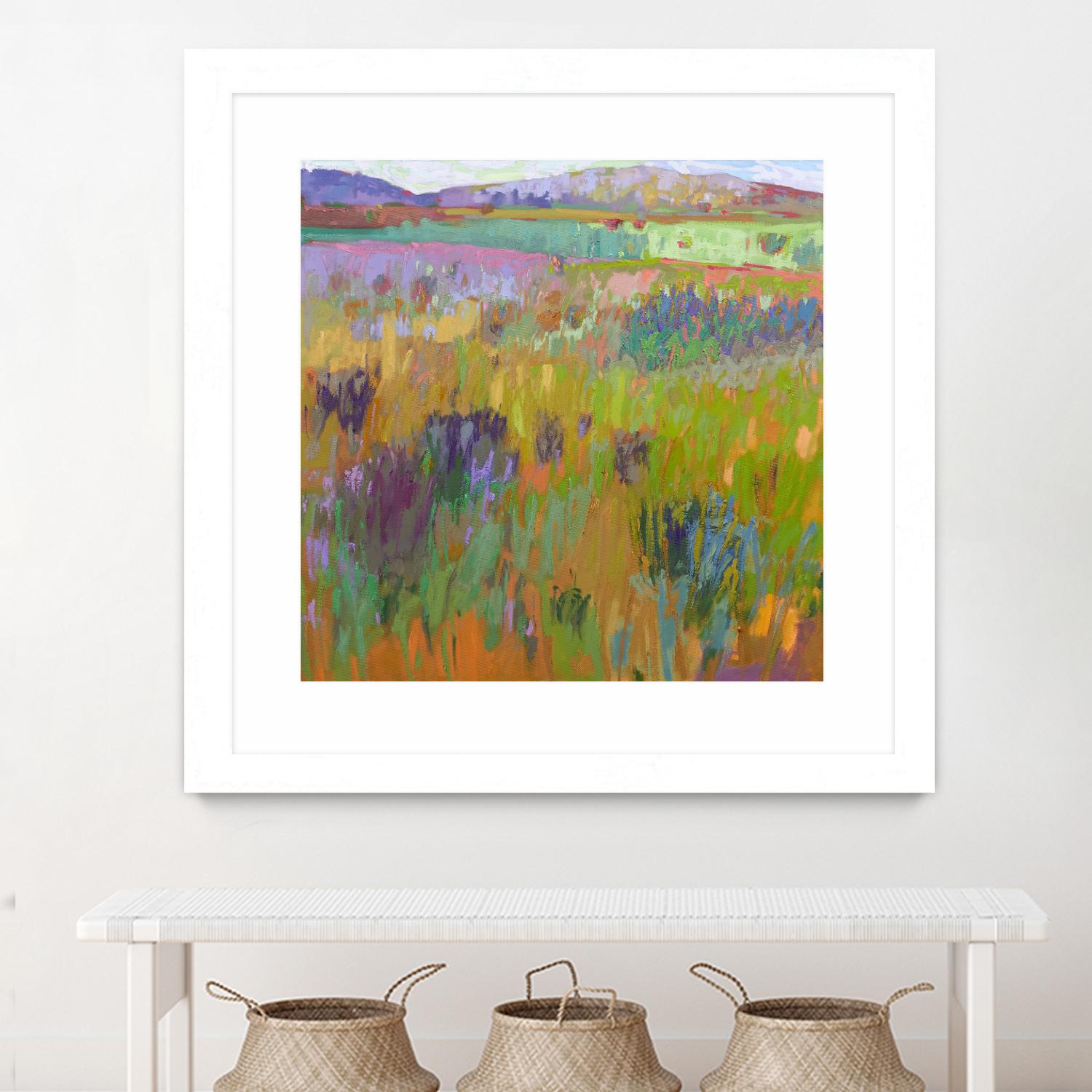After a Spring Rain by Jane Schmidt on GIANT ART - multicolor landscapes; contemporary