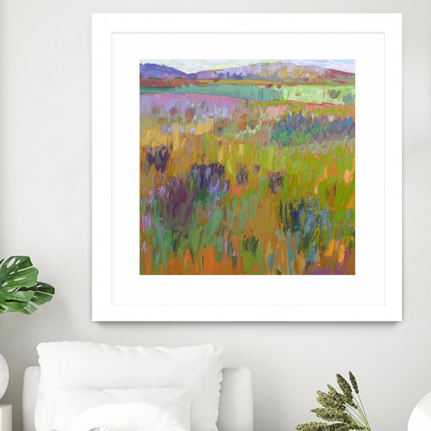 After a Spring Rain by Jane Schmidt on GIANT ART - multicolor landscapes; contemporary