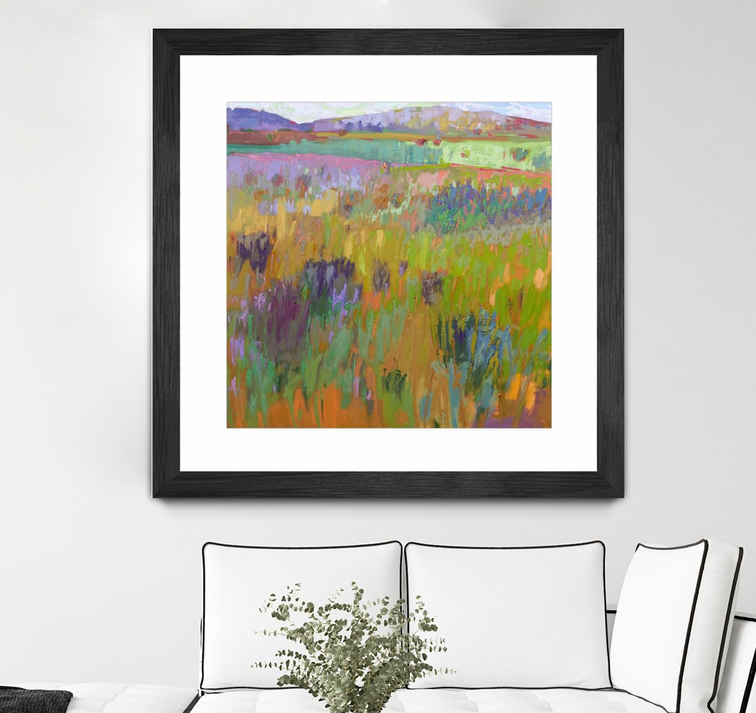 After a Spring Rain by Jane Schmidt on GIANT ART - multicolor landscapes; contemporary