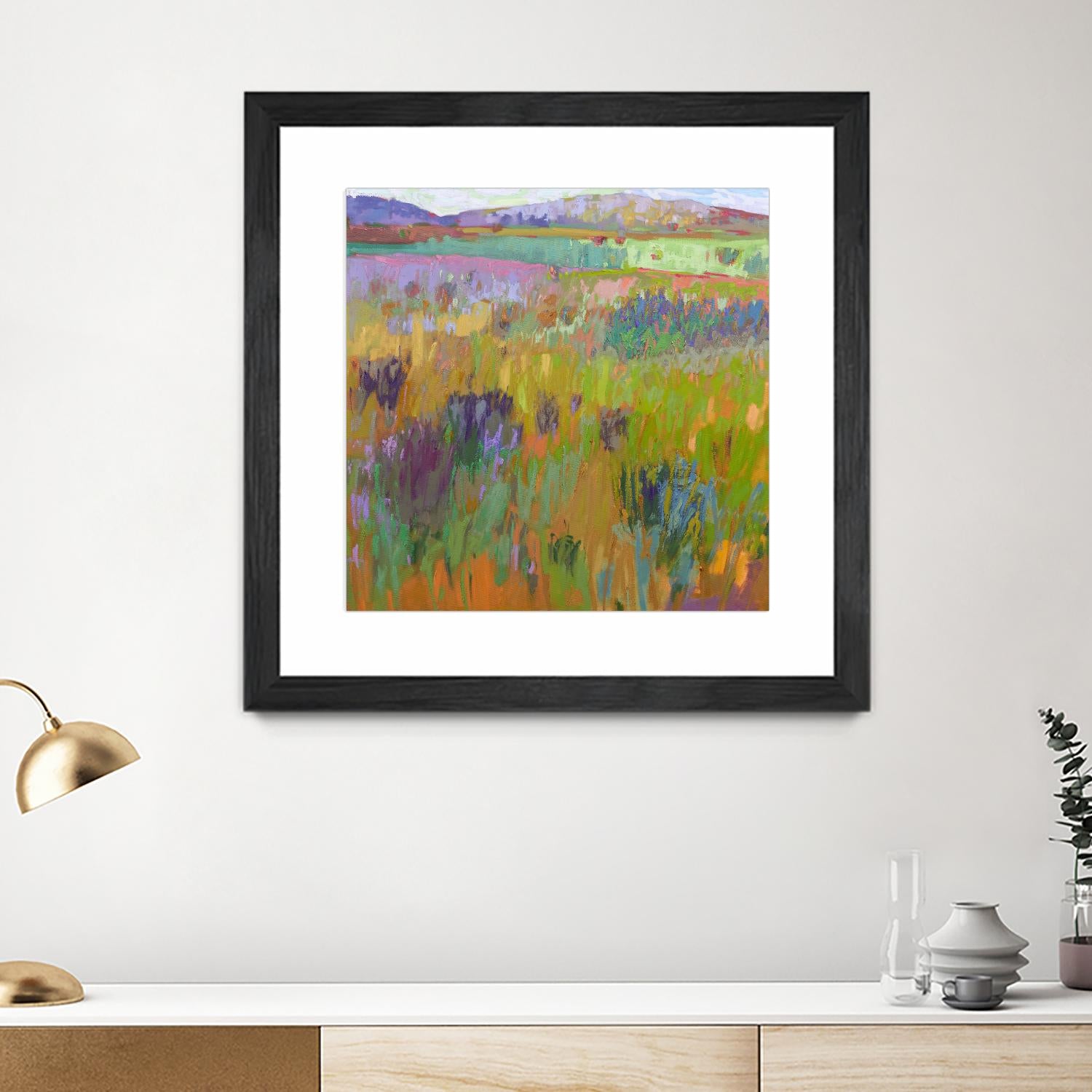 After a Spring Rain by Jane Schmidt on GIANT ART - multicolor landscapes; contemporary