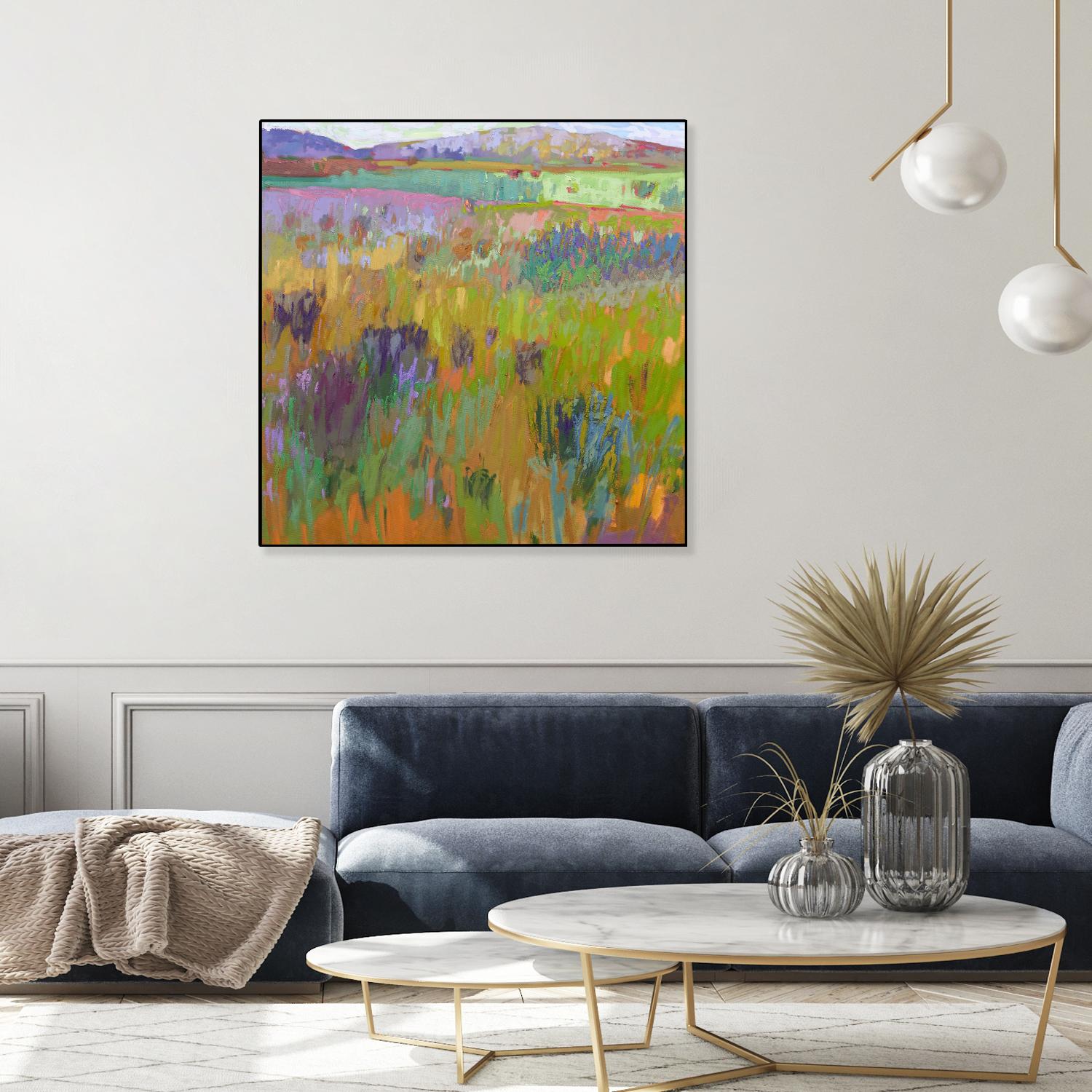 After a Spring Rain by Jane Schmidt on GIANT ART - multicolor landscapes; contemporary